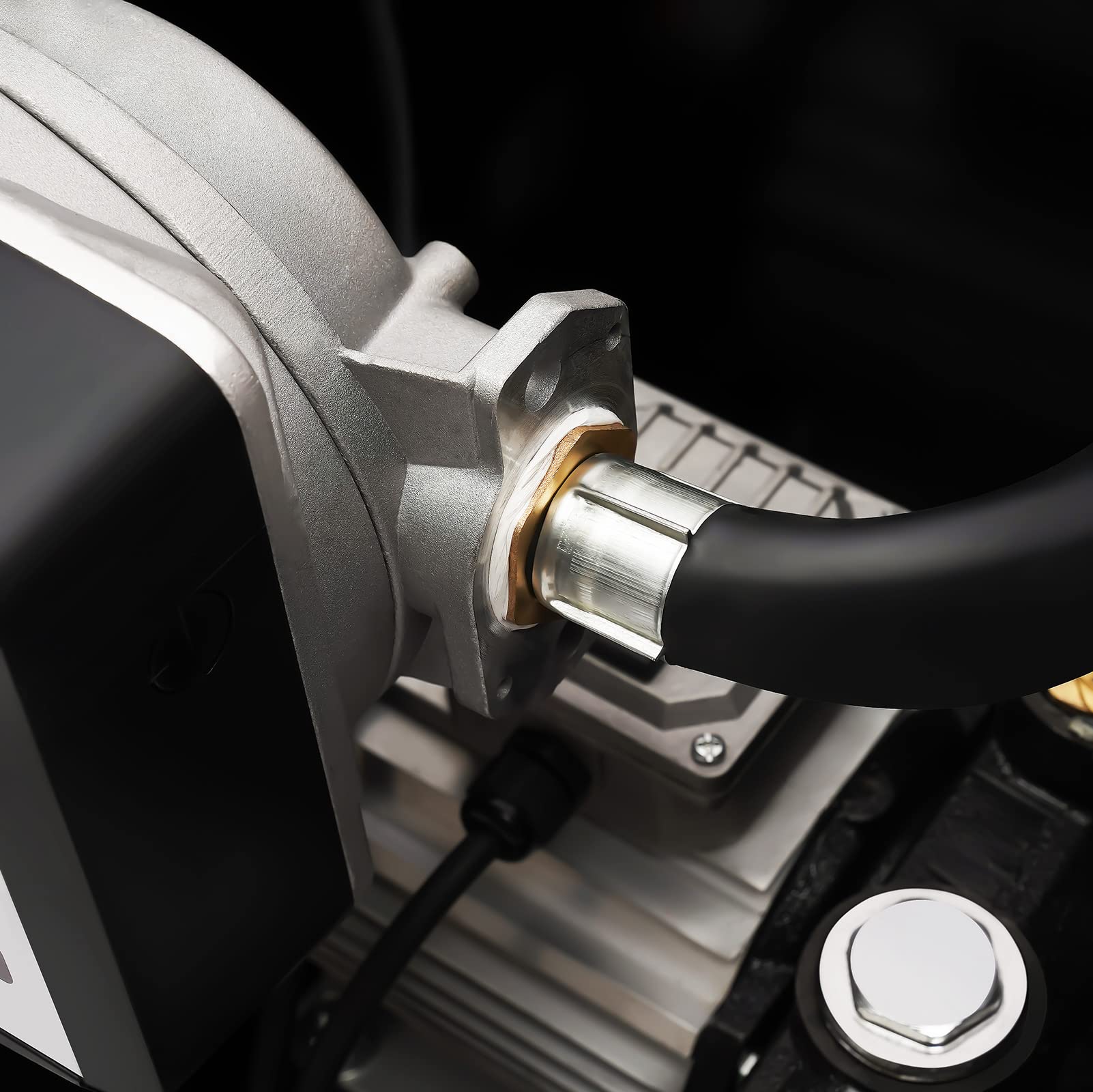 Dieselpumpe 550W, Selbstansaugend Heizölpumpe, Kraftstoffförderpumpe mit automatischer Pistole, 8m Förderhöhe, 3m Saughöhe, für Automobile landwirtschaftliche Betriebe Frachtschiffe