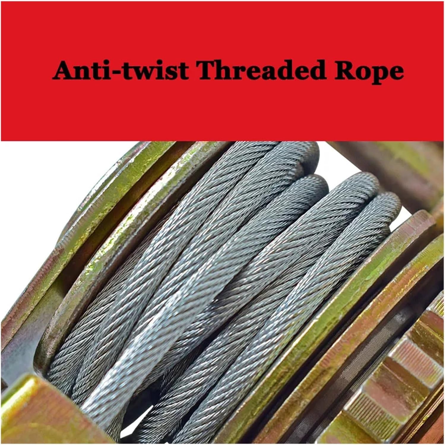 Hand Crank Winch, Hand Winch Hook Cable Puller for Agriculture Garden Manual Multifunctional Wire Tensioner,Boat Trailer Winches