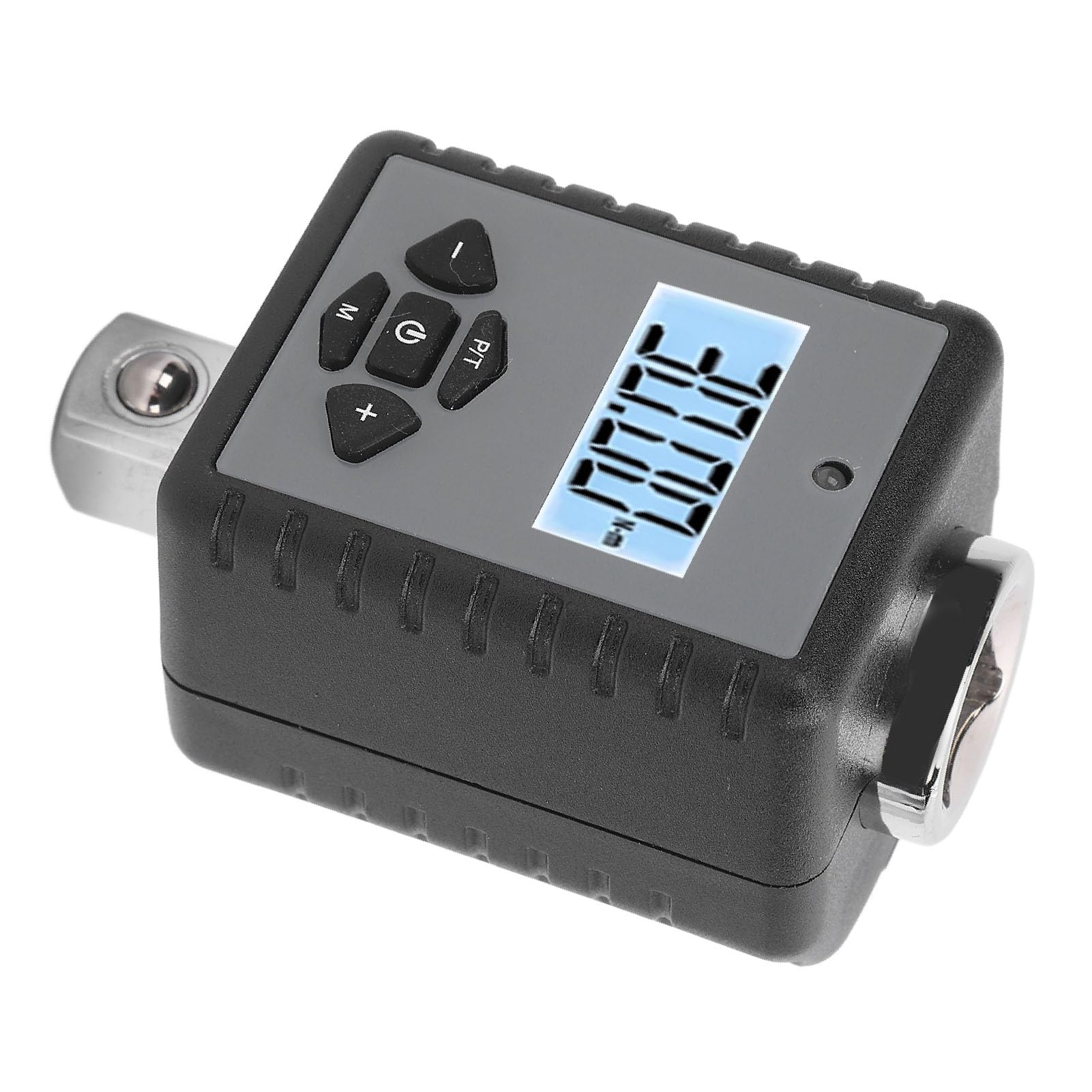 Drfeify 1 2-calowy Cyfrowy Adapter Skrętny Elektroniczny Klucz Skrętny Adapter 2 do 200 Nm Alarm Dźwiękowy LED Śledzenie Pamięci dla Mechaników Samochodowych i Motocyklowych