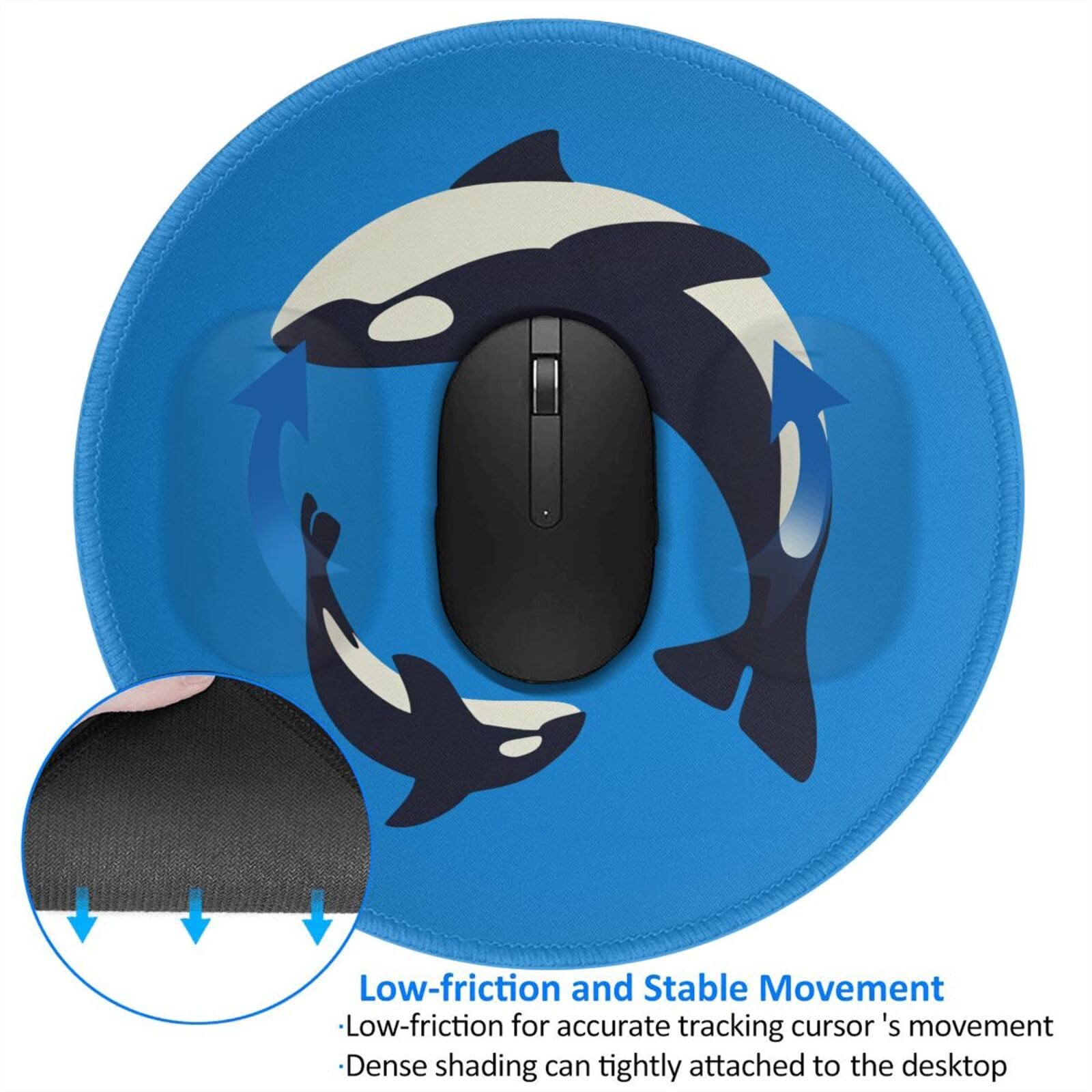 Amazon.co.jp: マウスパッド さめ シャチ 海洋 動物 ゲーミングマウス 