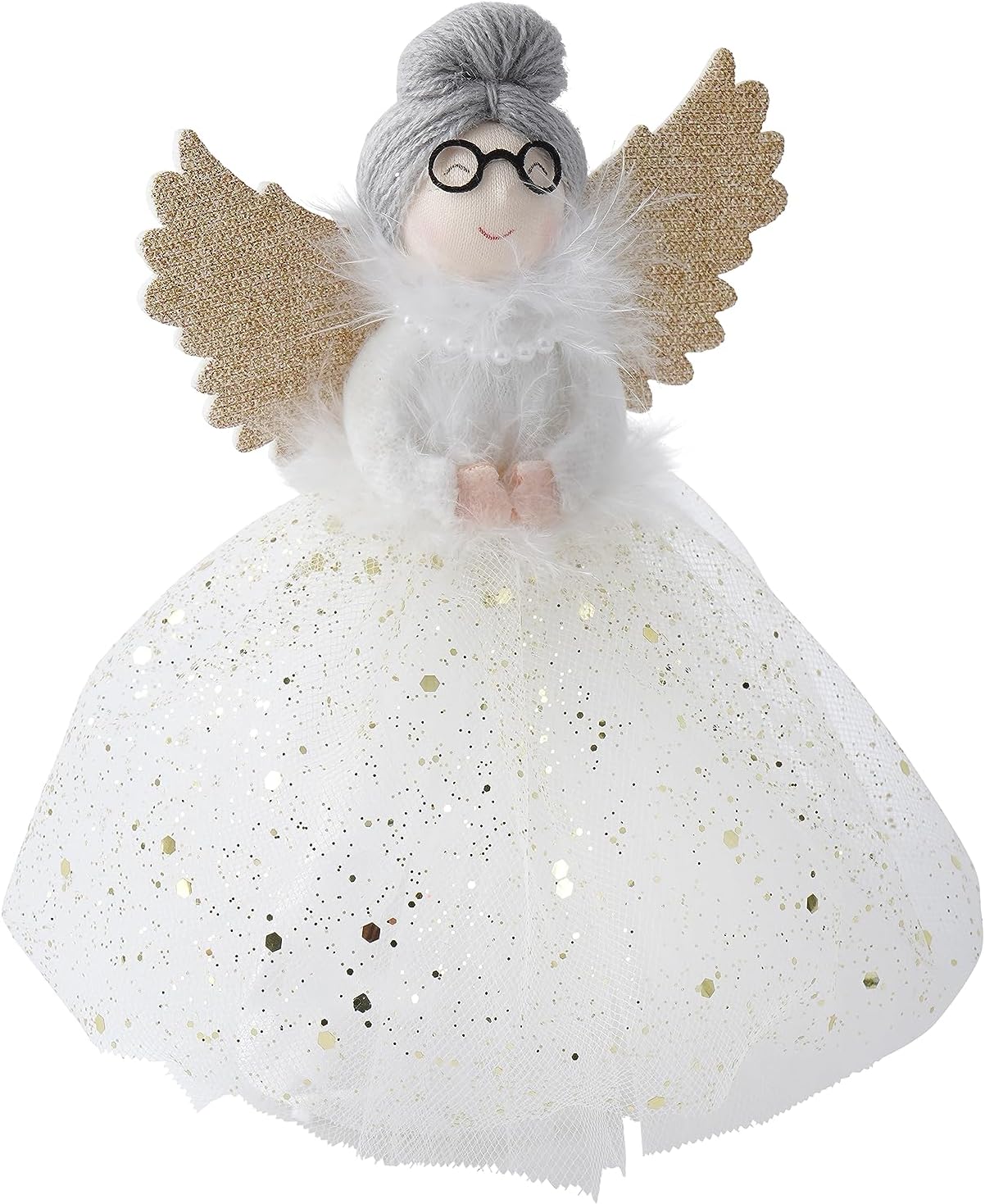CGB Giftware | Gold Light Up Fairy Godmother Decoration Tree Topper