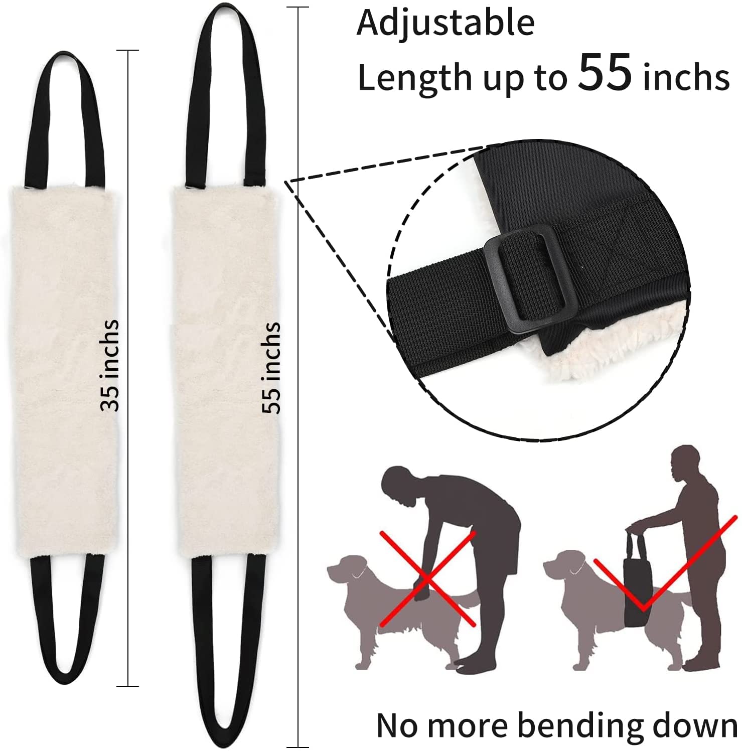 Dog Lift Support Harness - Rear Leg Sling For Senior Injured Dogs After Surgery