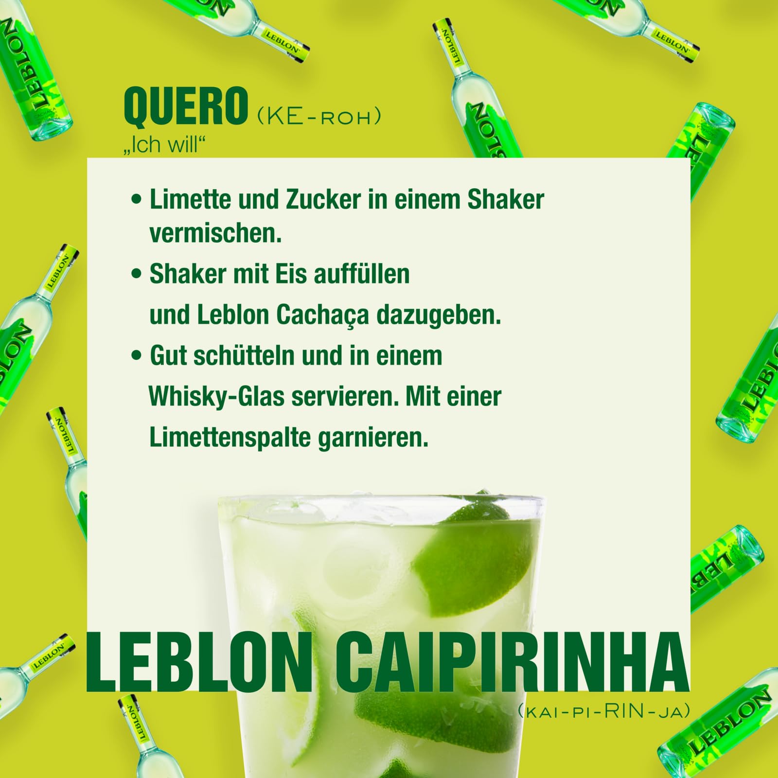 Leblon Cachaça, Premium Spirituose aus brasilianischem Zuckerrohr, handwerklich hergestellt, in französischen Cognac-Eichenfässern gereift, perfekt für Caipirinha Cocktails, 40 Vol %, 70 cl/700 ml
