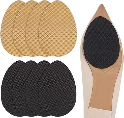 Miniatura 7 de Almohadillas antideslizantes para zapatos, protectores adhesivos para suela de zapatos, tacones altos antideslizantes para zapatos, negro (Black - 4