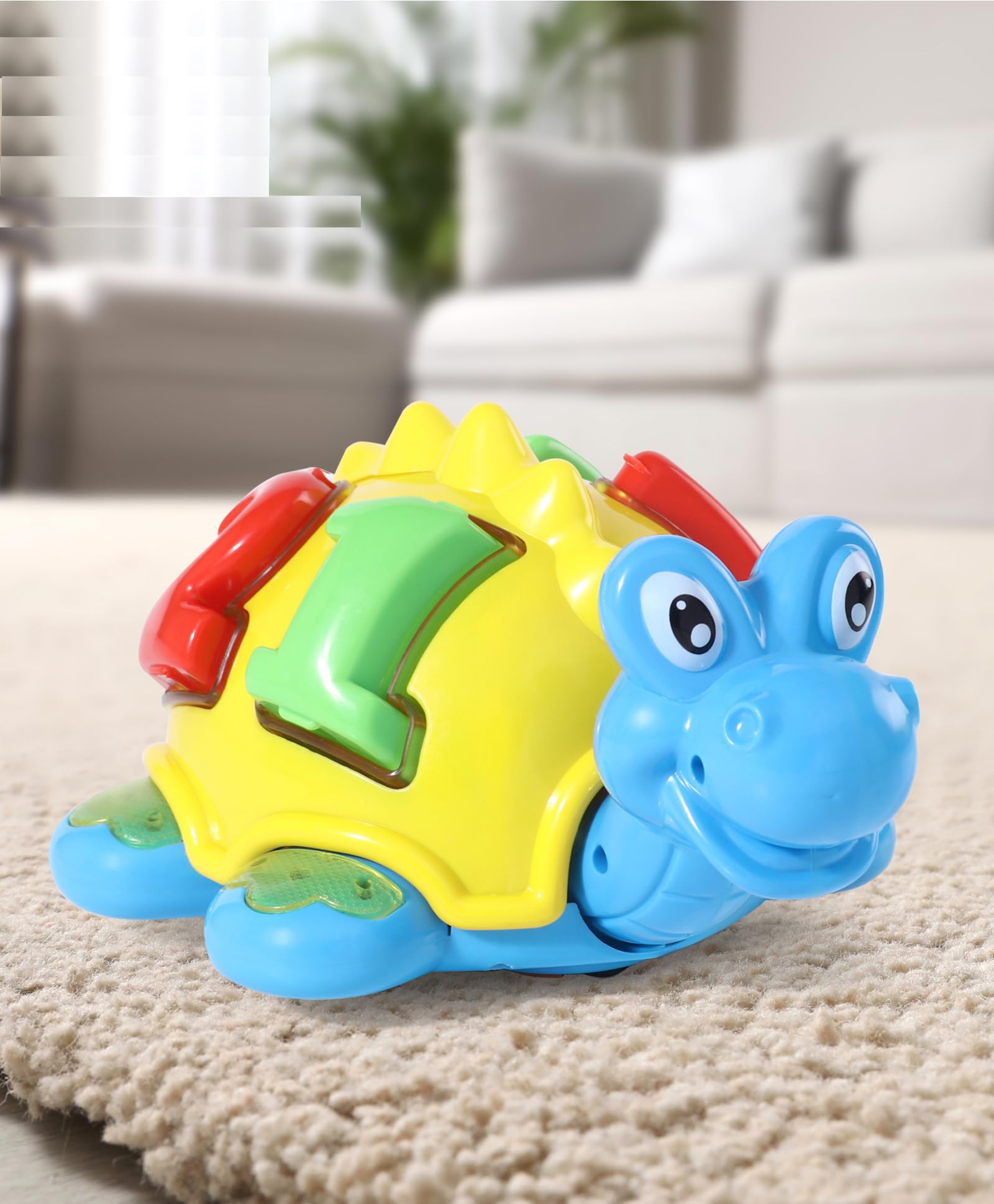 COSMOBABY Plastic Cute Dino Bump and Go Toy,Yellow (B0BW63SQLG) Amazon Price History, Amazon Price Tracker
