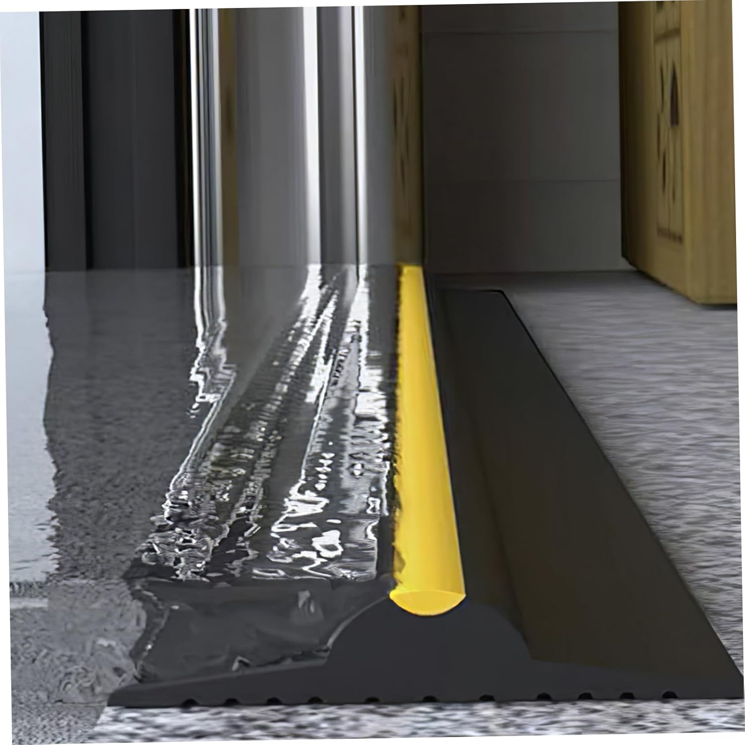 Garage Door Seal Weather Strip for Garage Door Flexible Barrier Easy to Install Flood Protection for Garage Versatile for