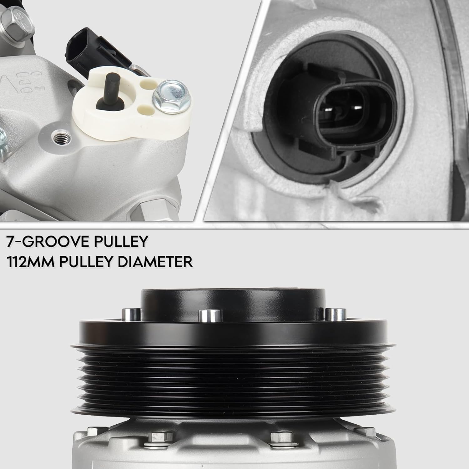 New AC Air Condition Compressor with Clutch for Toyota Camry L4 2.5L 2012-2017, for Toyota RAV4 L4 2.5L 2009-2012 09 10 11 12