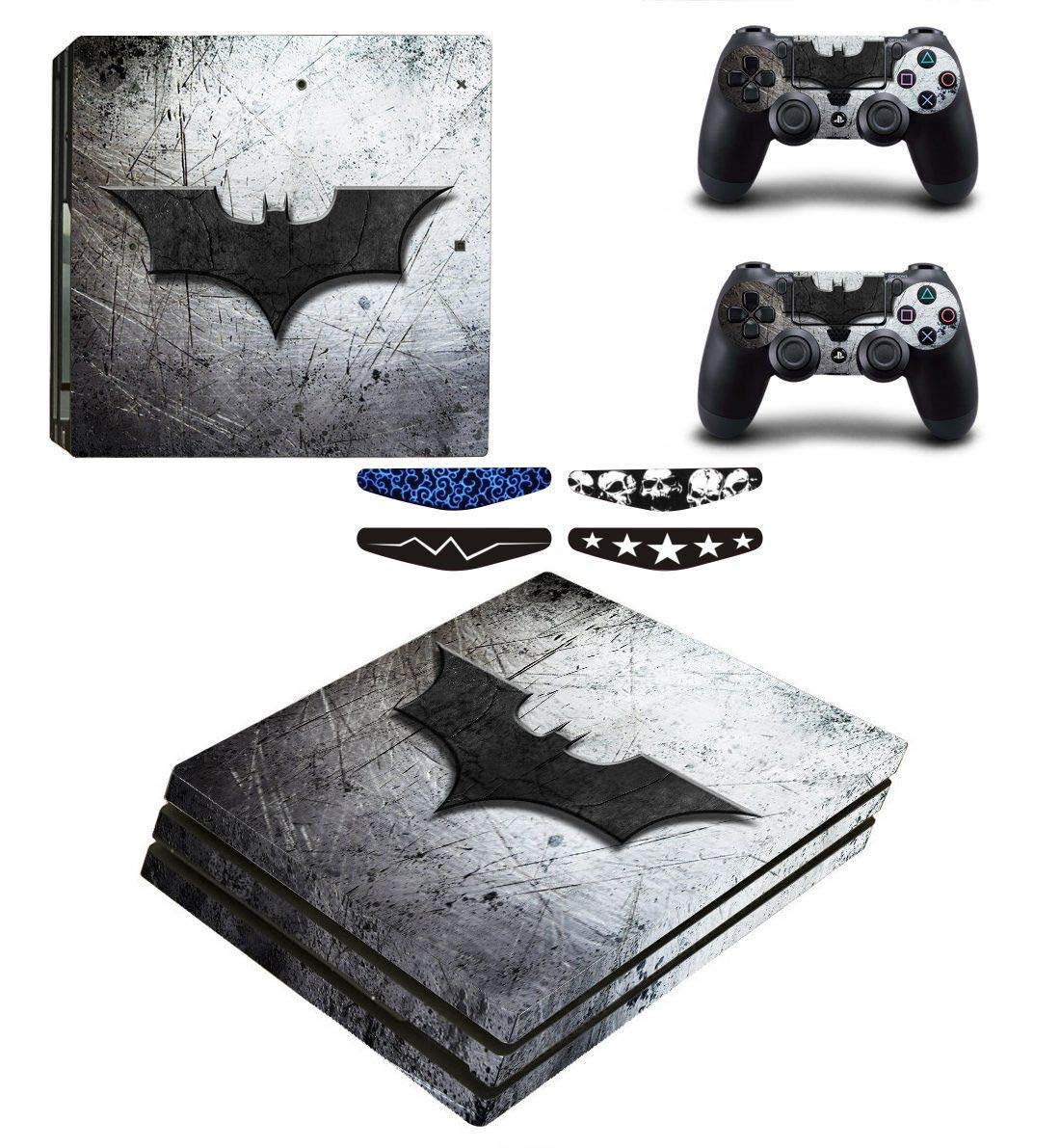 Elton Batman Whole Body Theme 3M Skin Sticker Cover for PS4 Pro Console and Controllers + 4 Led bar Decal [video game] (B08XM3HC6P) Amazon Price History, Amazon Price Tracker