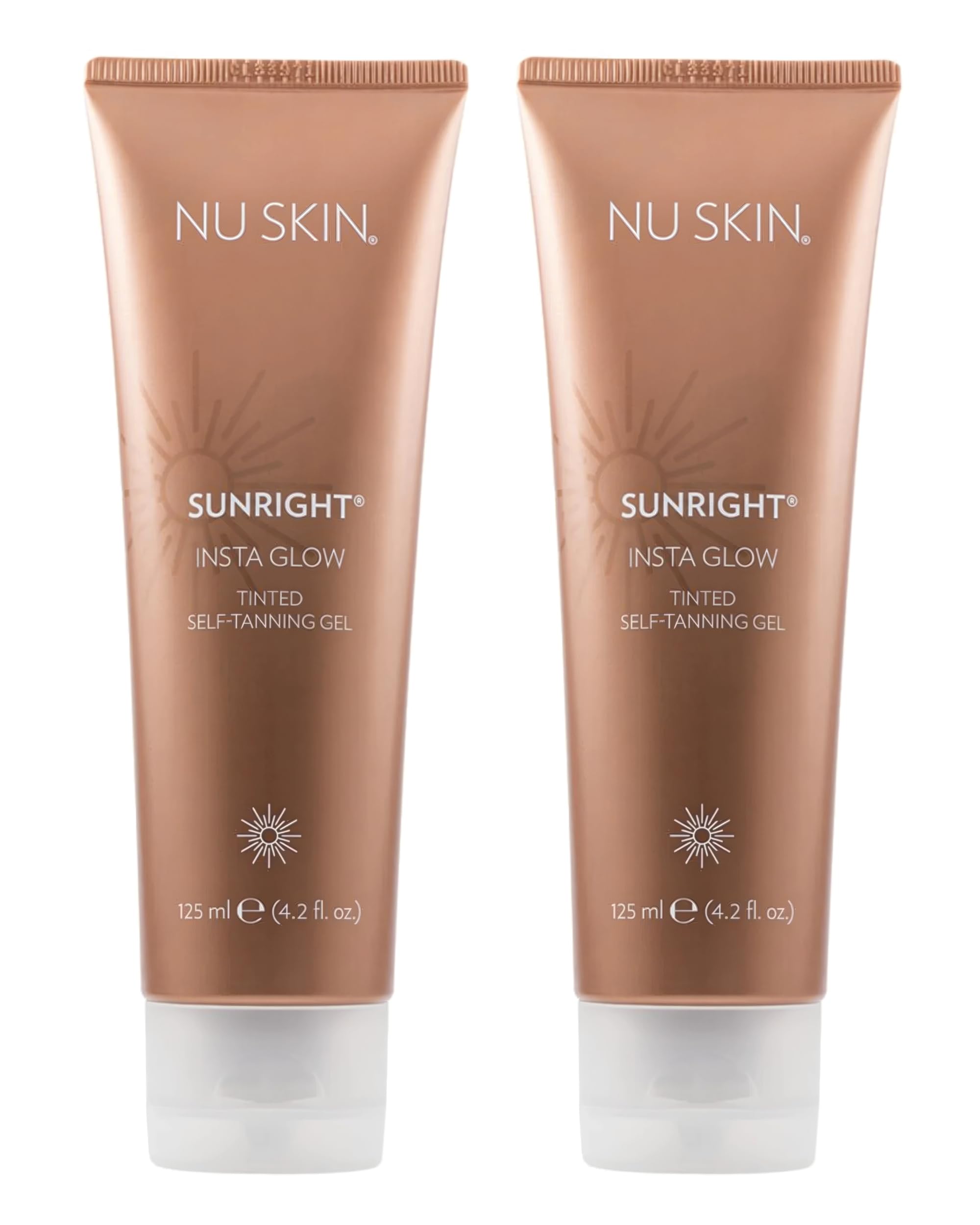 Nu Skin Sunright Insta Glow Self Tanner Gel | Natural Summer Tan for Face & Body | Beauty & Skin Care | Vitamin E & Avocado Oil | Natural Body Bronzer