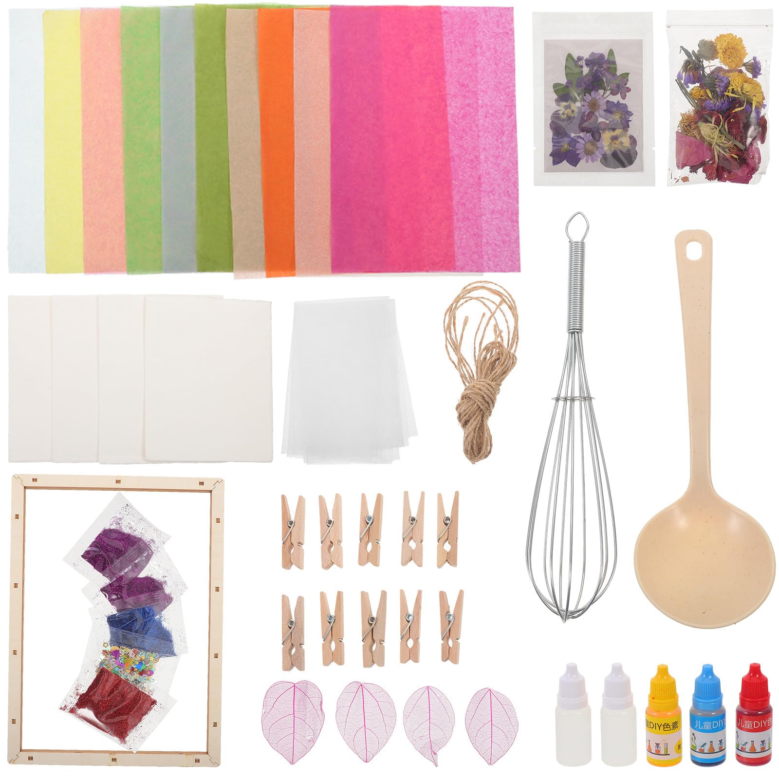 Kit per Carta Fatto a Mano per Ragazzo Ragazza, Set Creativo Educativo