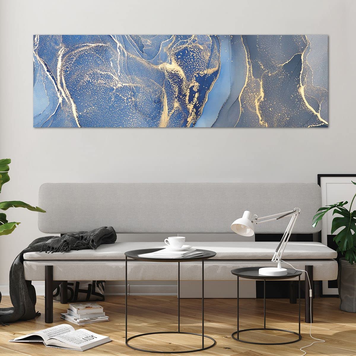 ARTTOR Cuadro Decorativo 160x50cm Moderno Panorámico Abstracto - 5029
