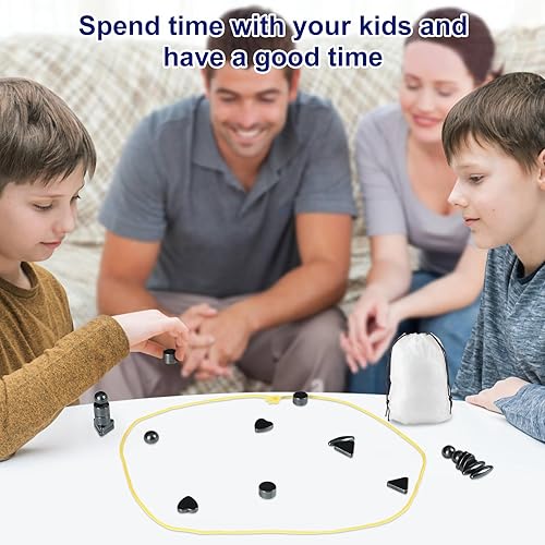 Miniatura 3 de CYOODWB Juego de ajedrez magnético 2024, juego de mesa de ajedrez magnético, juego de mesa magnético multijugador, ajedrez de batalla con bolsa de