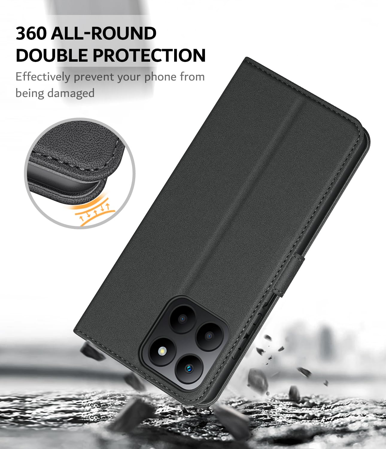 Coque Pour Honor X8 4G, Coque Honor X8, Etui Protection Housse Premium