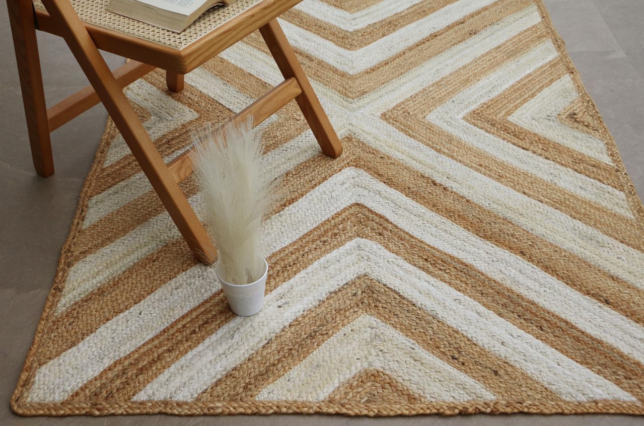 Belmont Handmade Natural Fiber Traditional Area Rug – Soft Texture, Durable Weave, Decorative Rug for Living Room & Bedroom