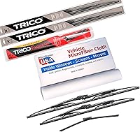 Vista 56 de WiperBladesUSA Juego de limpiaparabrisas compatible con Toyota Corolla 2013 (juego de 2) limpiaparabrisas