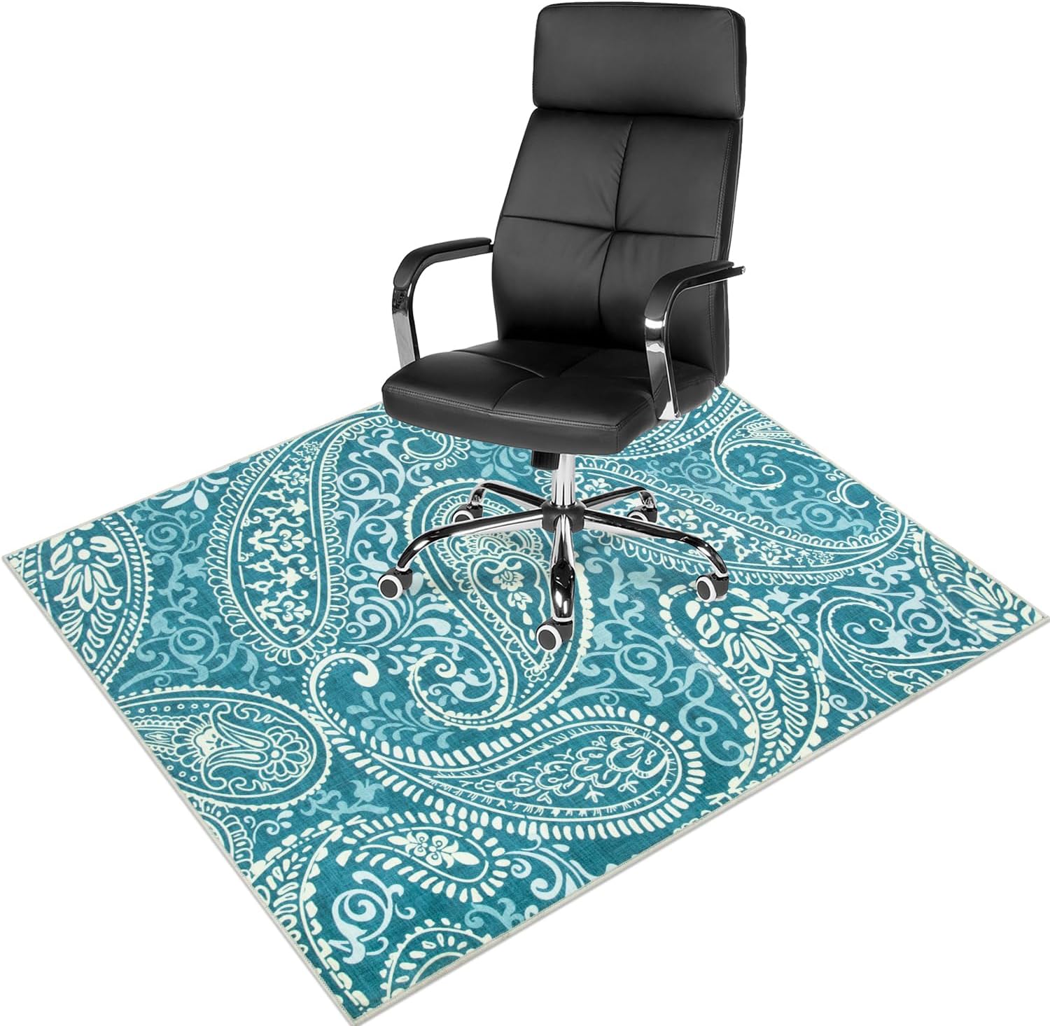 Anidaroel Home Office Chair Mat for Hardwood Floor, 48"x60" Desk Floor Mat for Hard