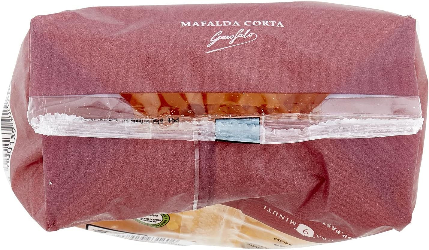 Italian Gourmet Mafalda corta Pasta senza glutine 20 x 400g glutenfrei | Formato corto rigato, Mais-Reis-Mix für Aufläufe und Saucen, cottura stabile, Gesamtnettogewicht 8 kg + Kostenlos Polpa 400g