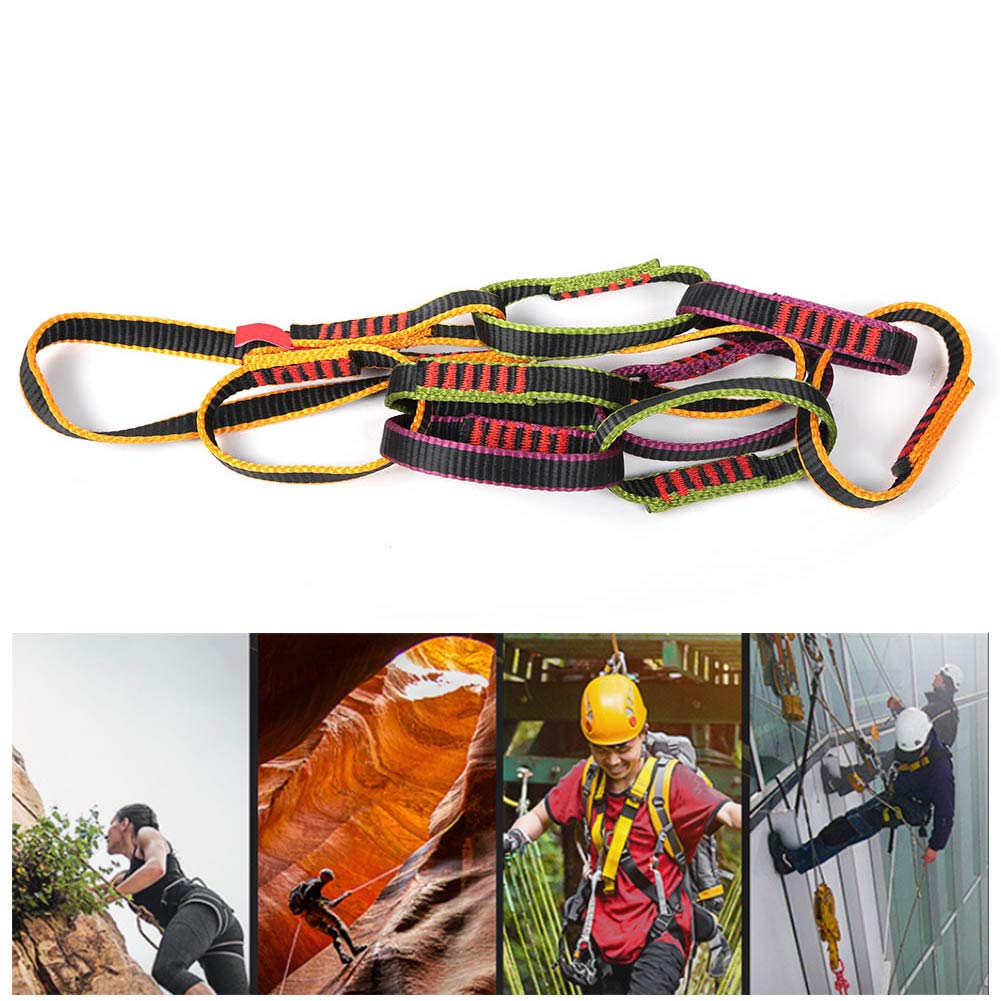 Zerodis Arrampicata Daisy Rope, Daisy Chain Rope, Attrezzatura da Arrampicata Lavoro in Alta Quota Alpinismo per Alpinismo in Discesa