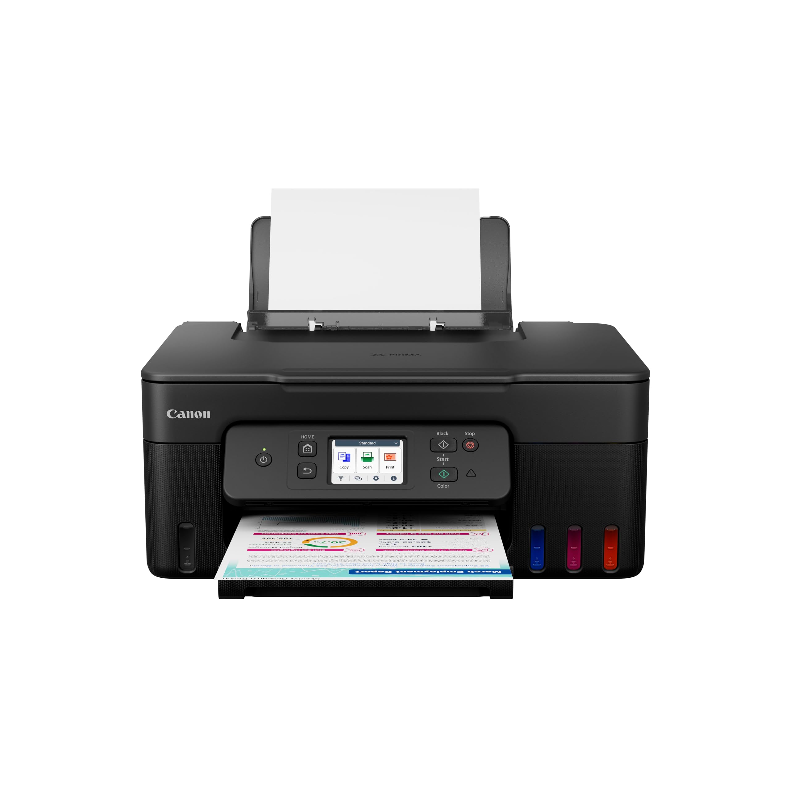 Canon Pixma G3590 Megatank, Doble Cara Automática, WiFi, con Depósito de Tinta Rellenable, Incluye Botellas de Tinta