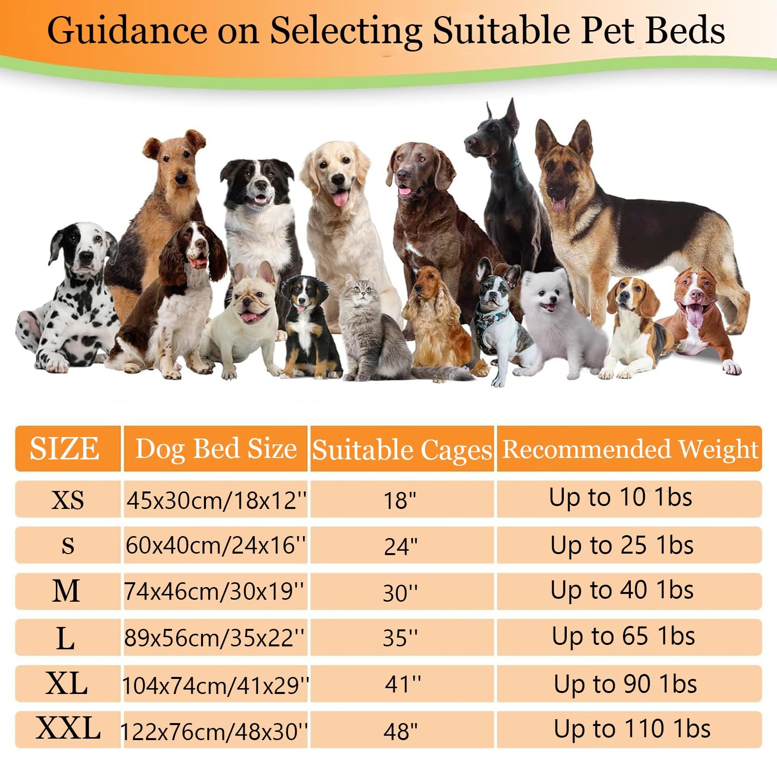 Generisch Hundekorb Groß Hundebett Flauschig Hunde Bett Katzensofa Luxus Hundenest Grosse Hunde OrthopäDisch(104x74cm)