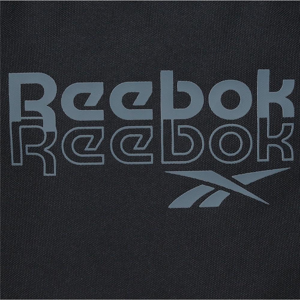 Reebok ONA Podwójny piórnik Czarny 22x10x7 cm Poliester by Joumma Bags, Czarny (Black), Talla única, Podwójne etui