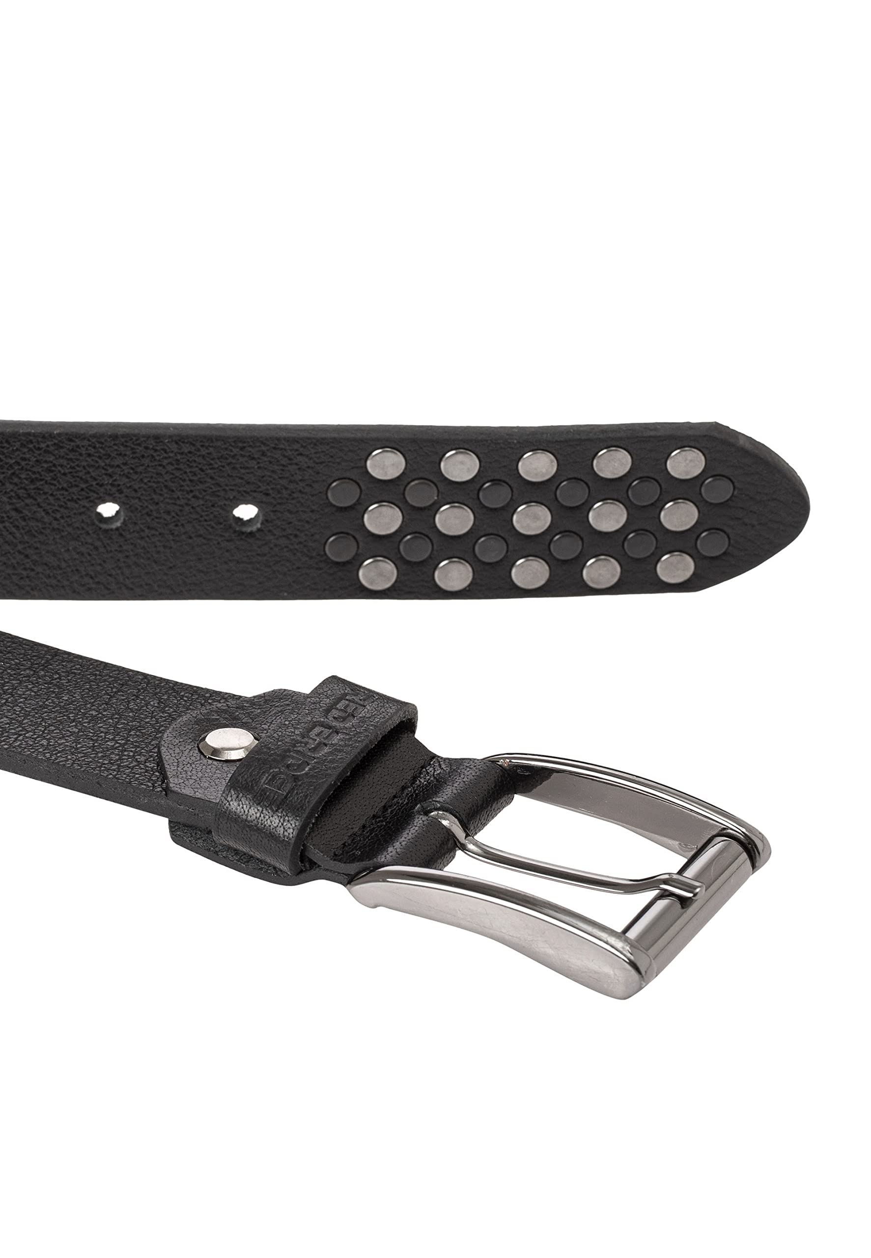 Ceinture en cuir véritable avec rivets - Ceinture en cuir de qualité supérieure