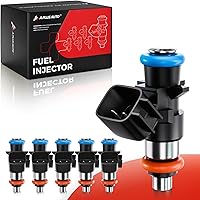 A Plus Auto Set of 6 4-Hole Fuel Injectors 0280158233 for Jeep Grand Cherokee Wrangler, Dodge Challenger Charger 3.6L V6