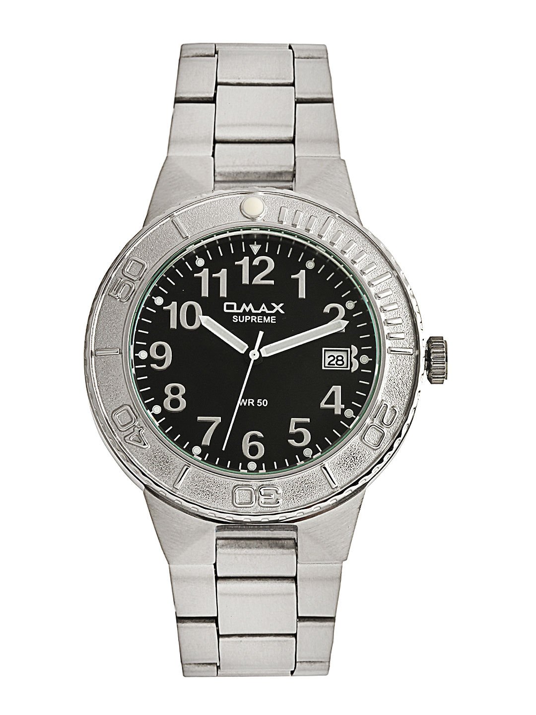 OMAX Analog Black Dial Mens Watch - SS198 (B00VV2FKP6) Amazon Price History, Amazon Price Tracker