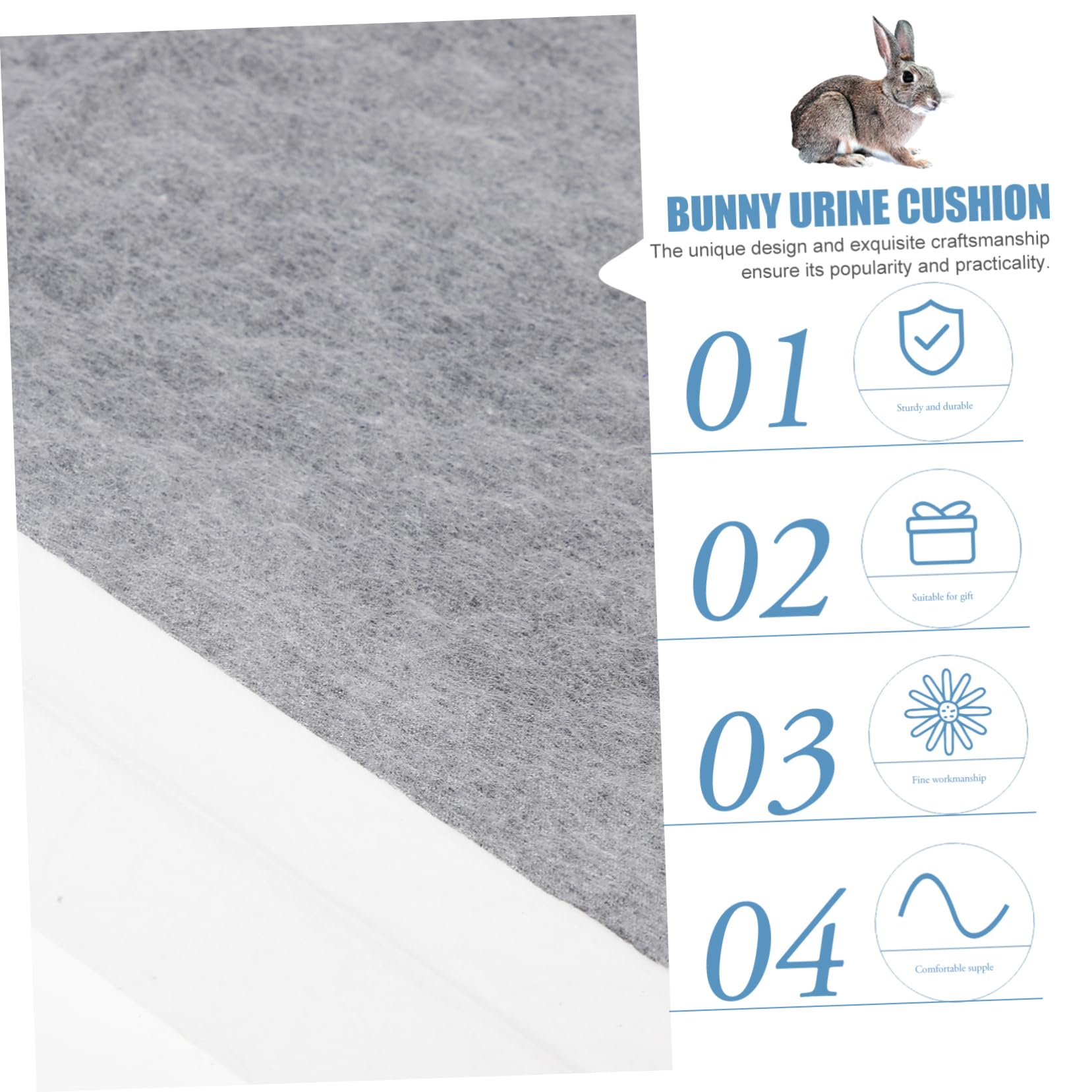 BESPORTBLE 100Pcs Liner Leakproof Pet Urine Mat Disposable Training Supplies Urine pad Hedgehog Cleaning pad Bunny Training Urine Mat Pee Pads for Dogs pet Toilet Absorb Water