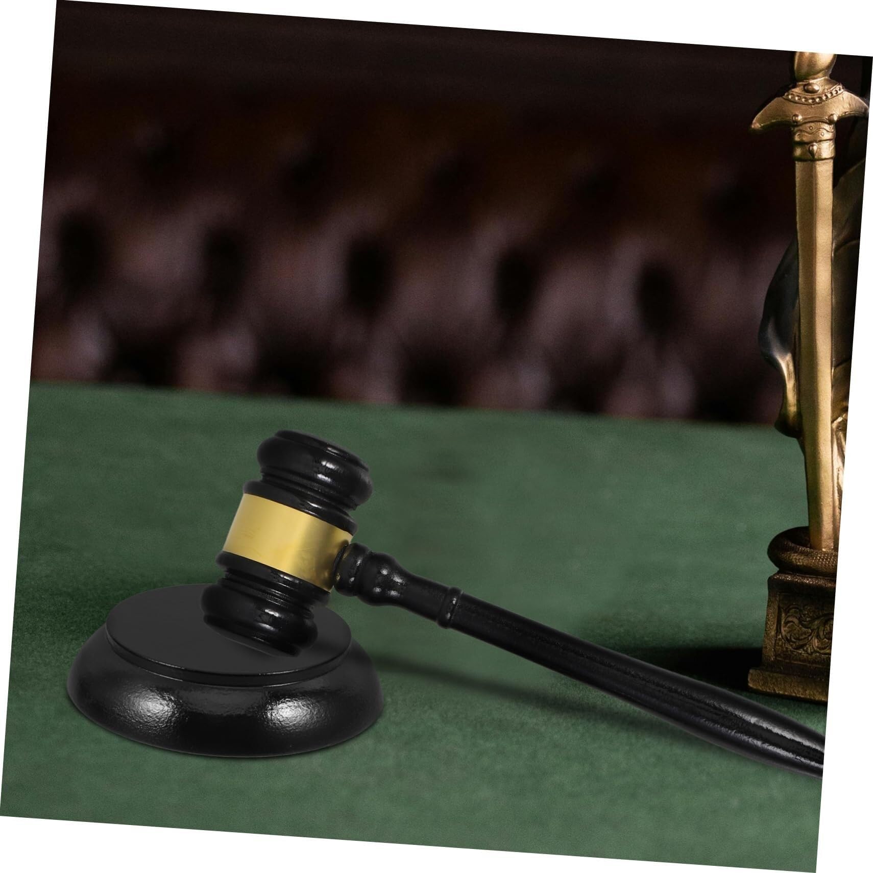 Juego de martillos de subasta de madera for jueces, for subastadores, abogados y jueces Mazas de madera