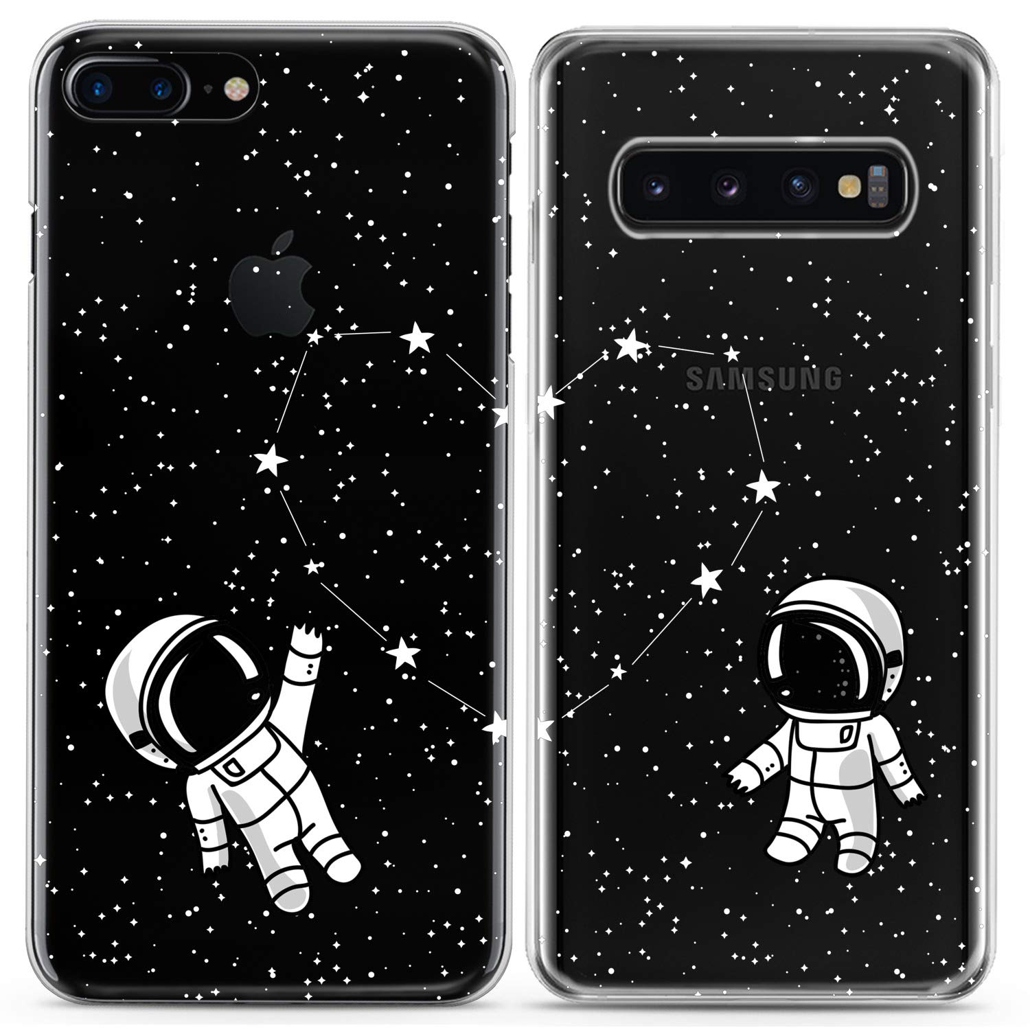 IPhone 13 Pro Max Case With Stand Astronaut Shockproof Hard Case For IPhone 16, 15, 14, 13, 12, 11 Pro Max - Multicolor IPhone 13 Transparent Case - Foto 4