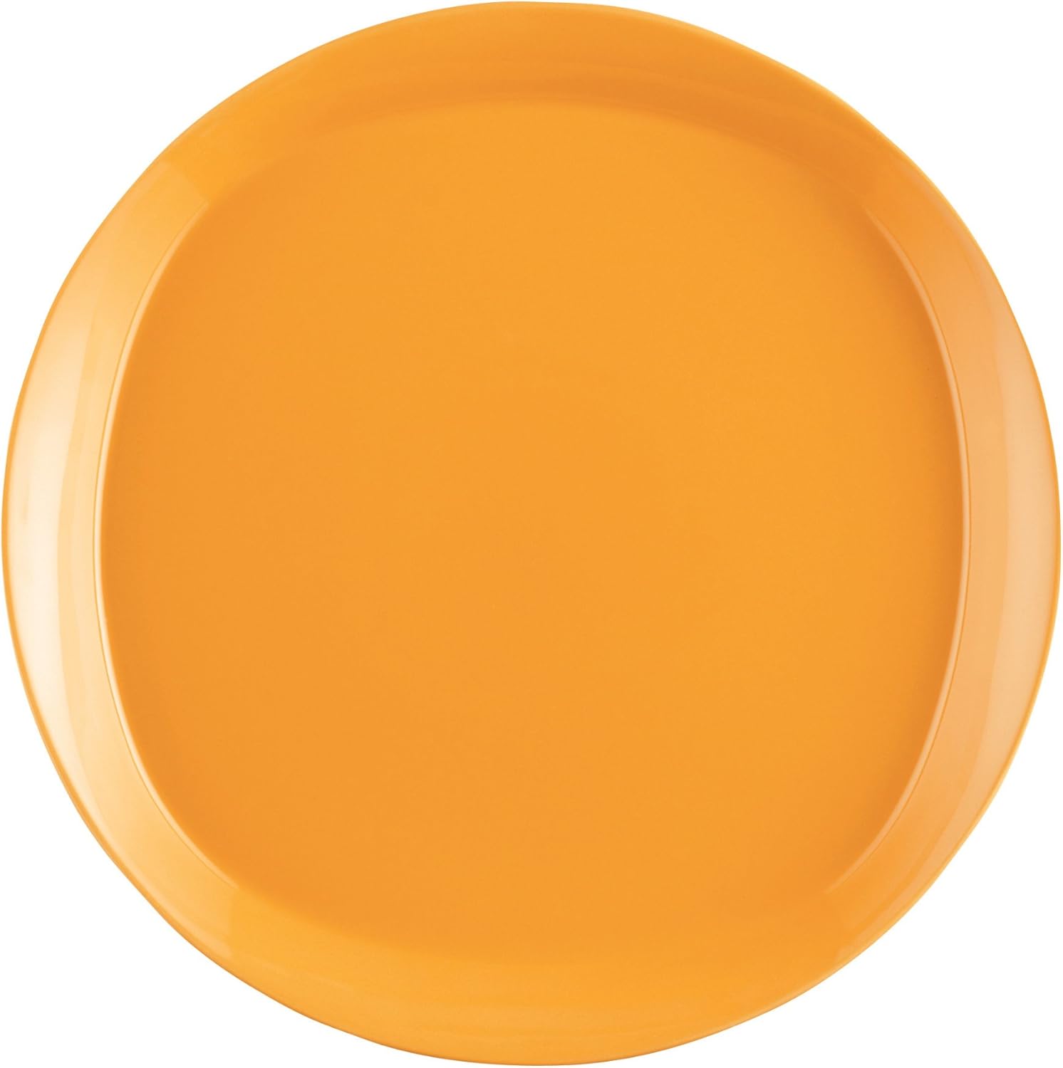 Round & Square 9.5" Salad Plate 4 Piece Set (Set of 4) Color: Lemon Zest