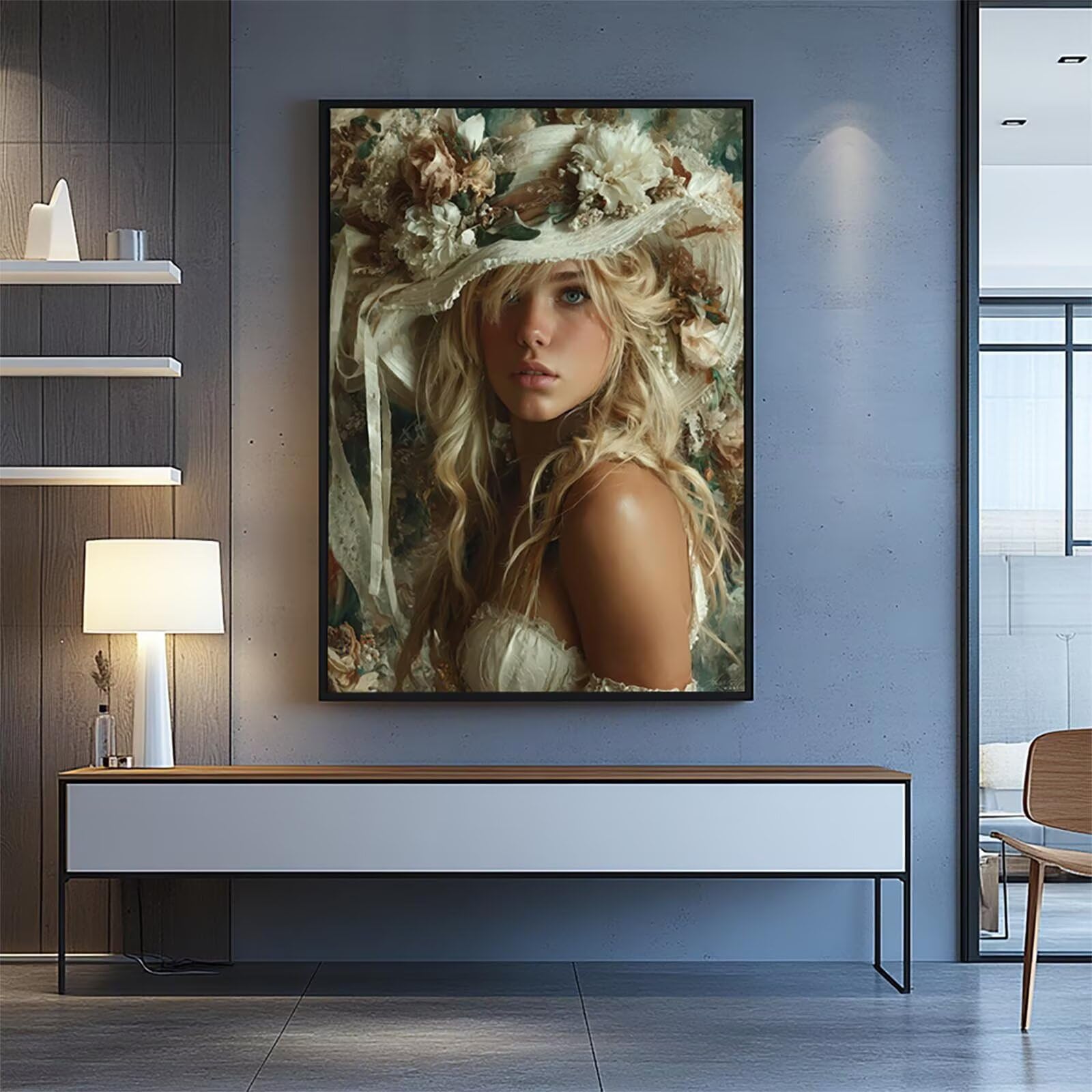 Zestaw do malowania po numerach, dla dorosłych, zestawy do majsterkowania z farbą akrylową i farbą akrylową, płótno do malowania, 71 x 81 cm, płótno artystyczne na jesień, prezenty dla kobiet