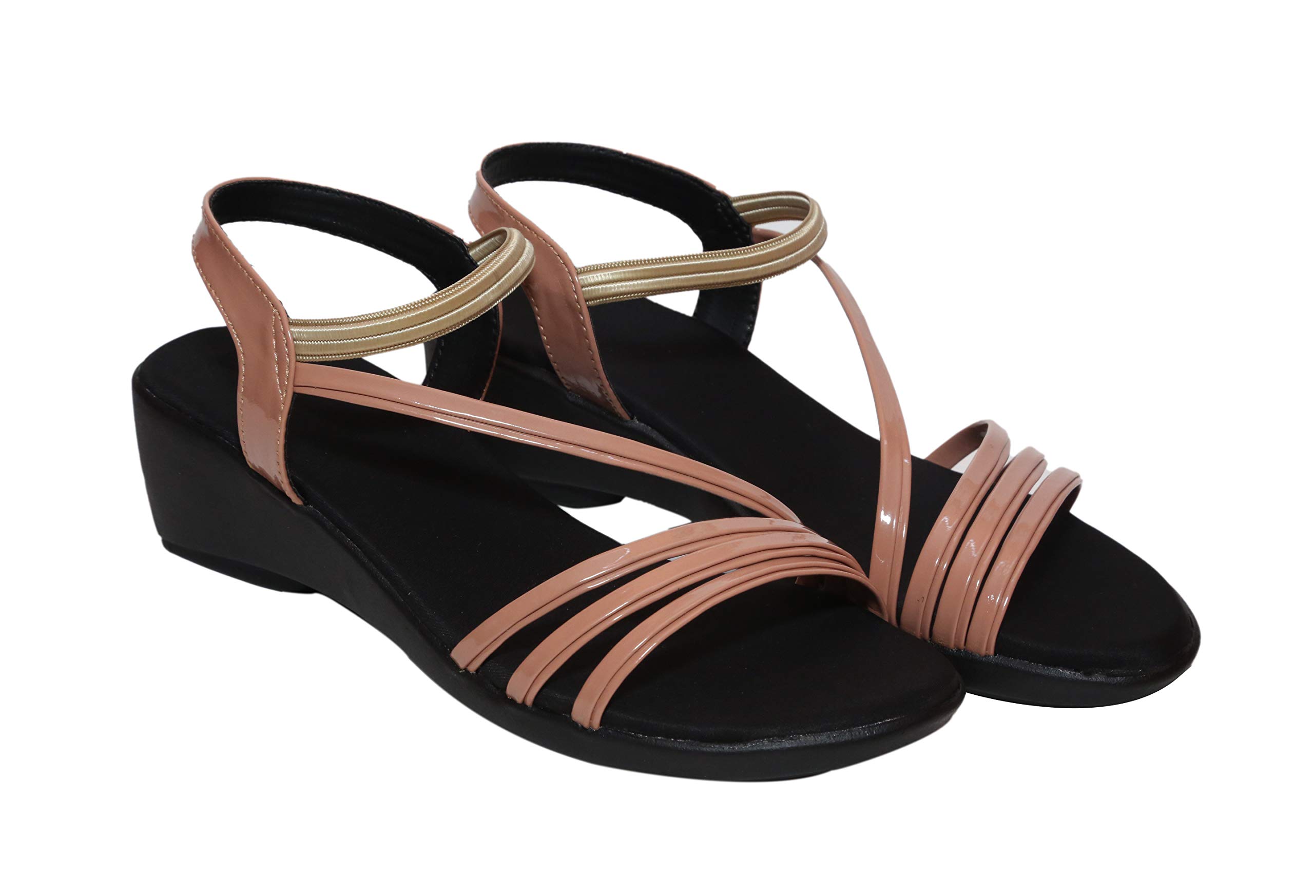 Right Steps Womens Fashion Sandals|Sandals for Girls| Ankle Strap Sandals| Women Footwear (B08RW7TBN7) Amazon Price History, Amazon Price Tracker