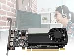 T400 Graphics Card, 4GB GDDR6 64Bit 7680x4320 Resolution Video Card for 3D Modeling Rendering, with Cooling Turbofan