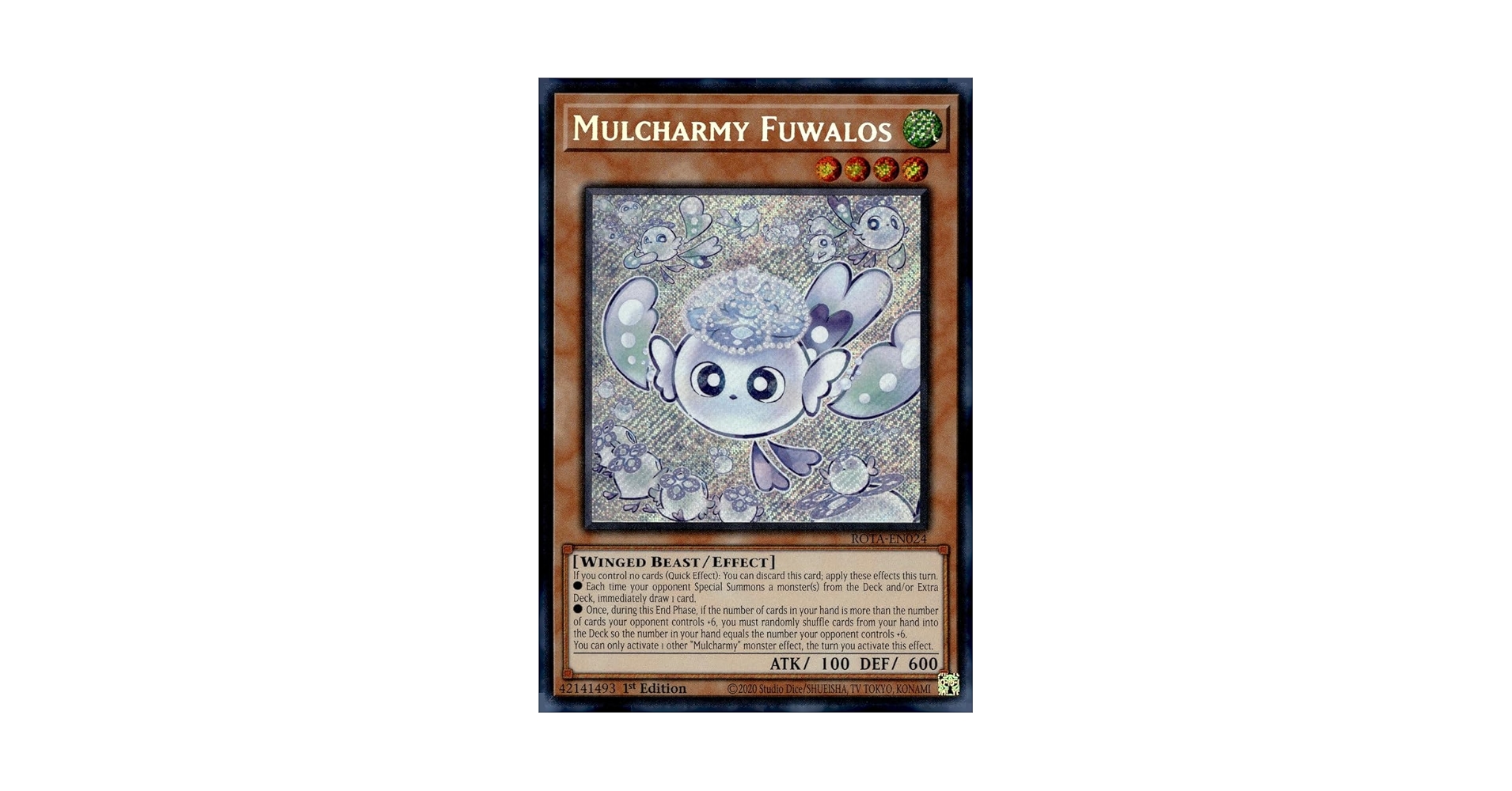 YU-GI-OH! Mulcharmy Fuwalos - ROTA-EN024 - Secret Rare - 1st