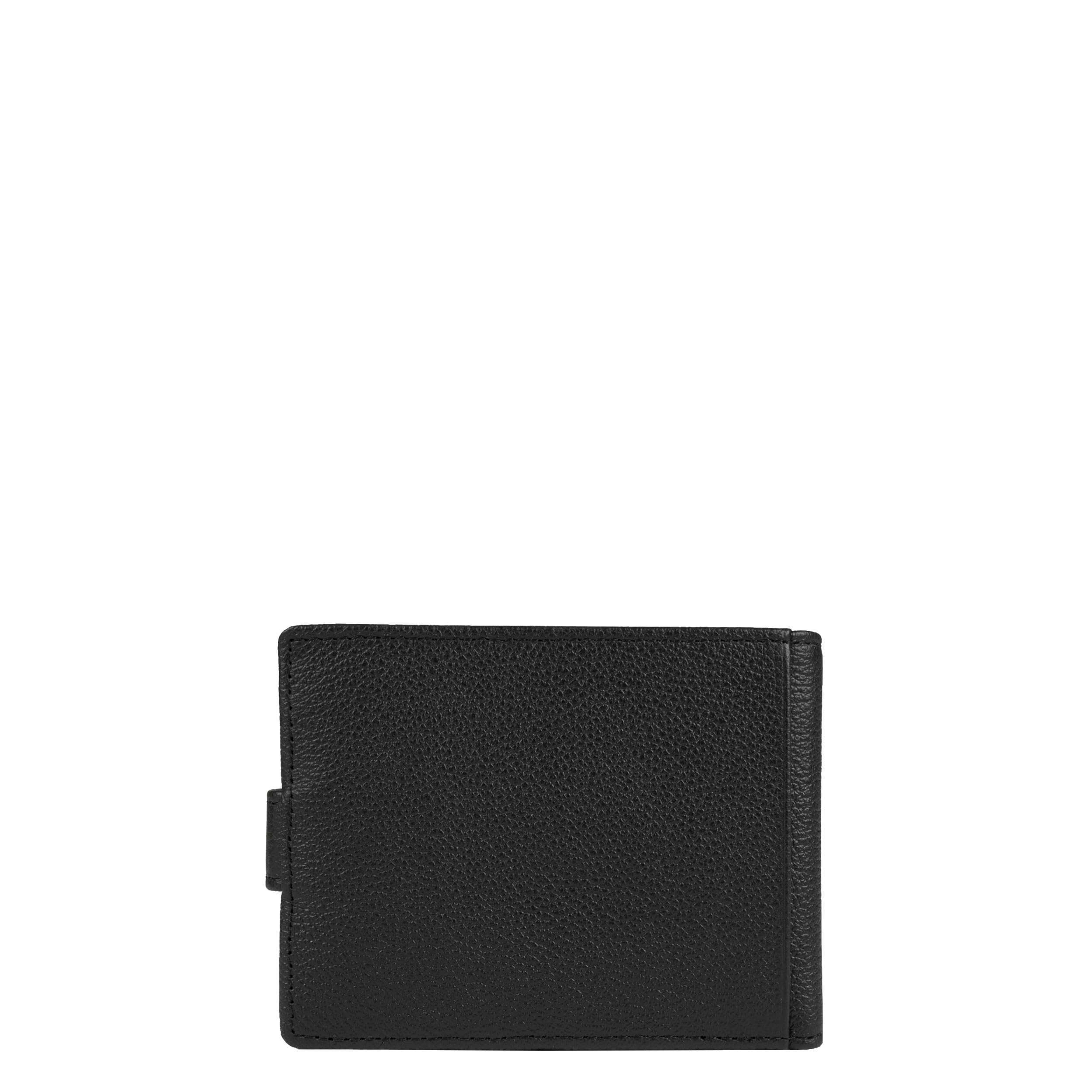 BEMON Portefeuille Italien pour Homme en Cuir grainé Enzo, H9,5 x L13 x P2 cm, Protection RFID