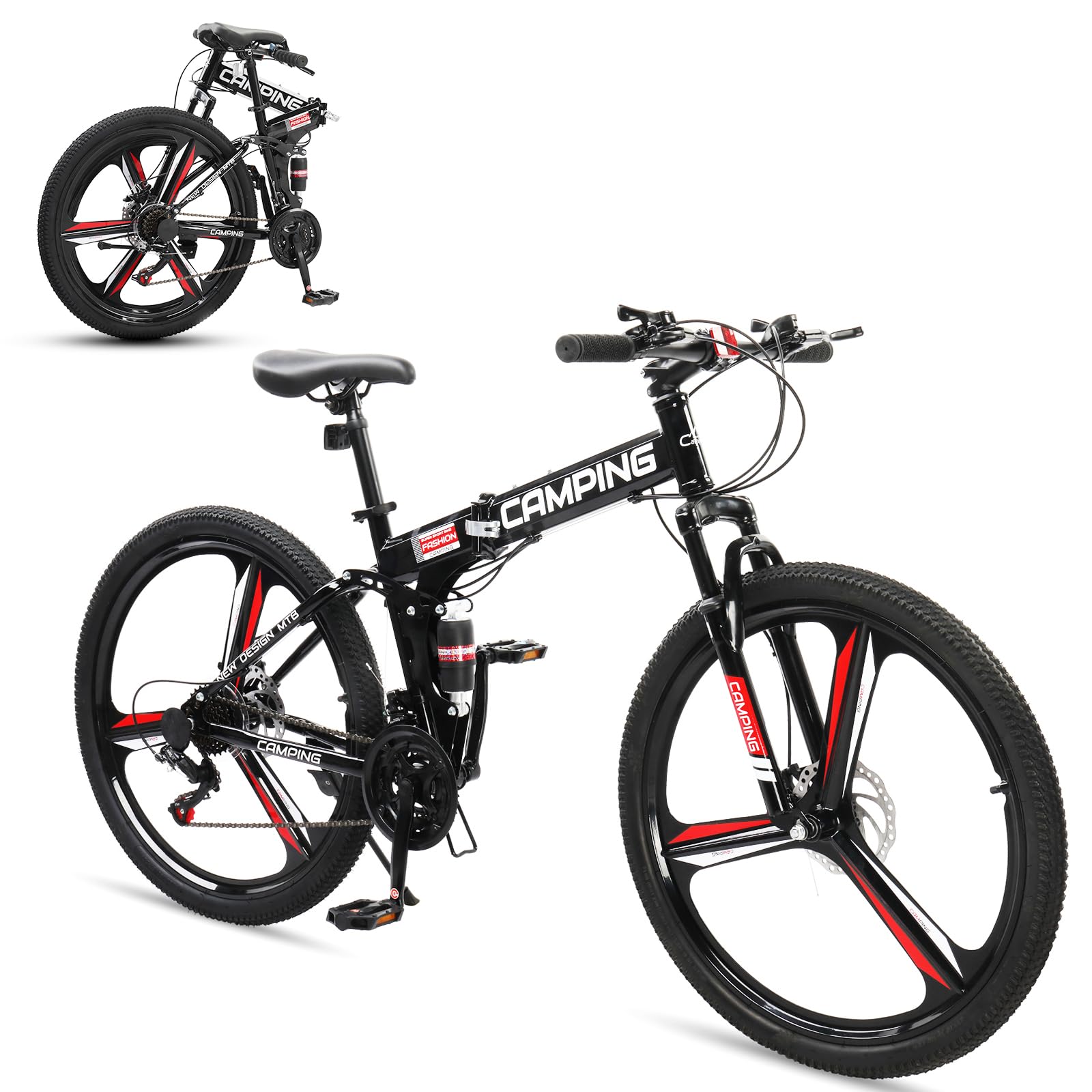 Ktaxon Foldable Mountain Bike