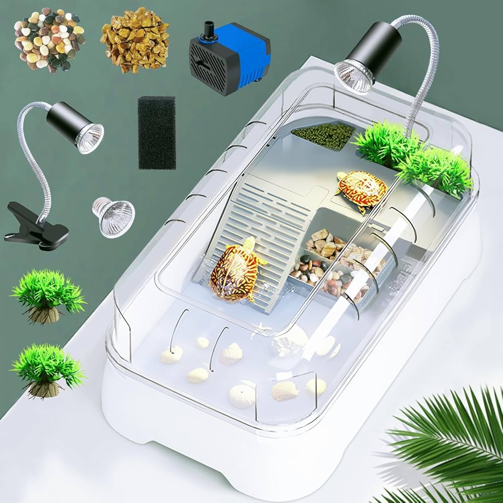 Amazon.com : Turtle Aquarium Kit,Turtle Tank Starter Kit