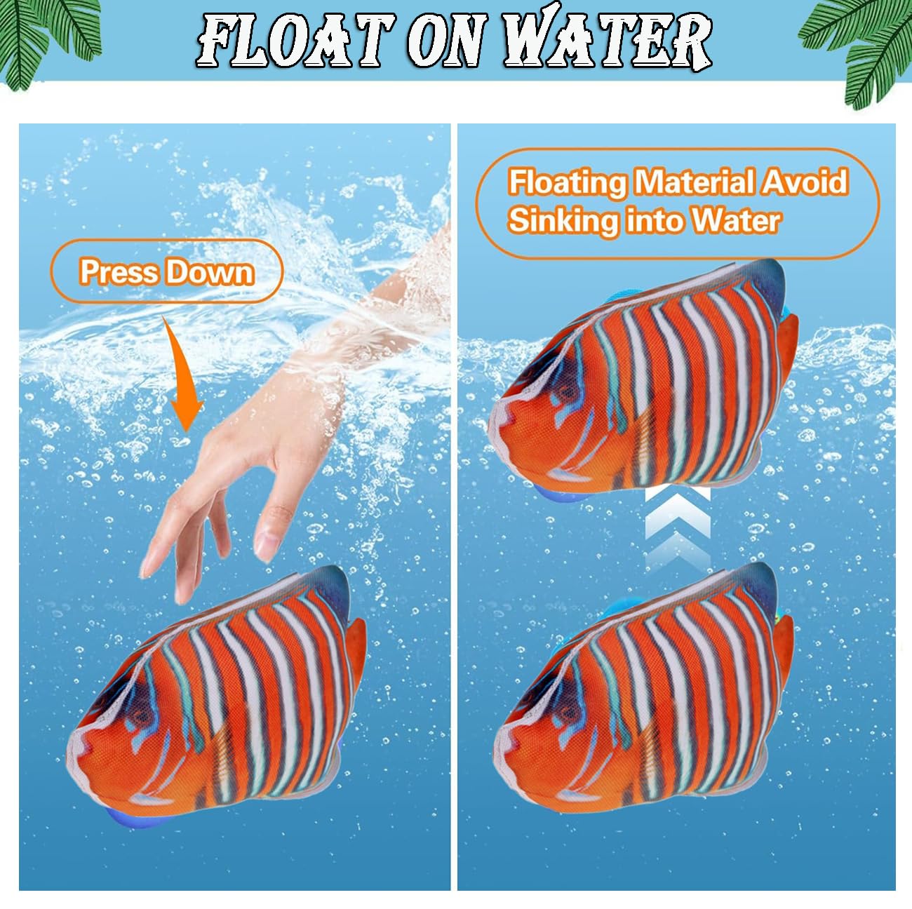 Quietschendes Wasser-Pool-Spielzeug für Hunde, interaktives Sommer-Essentials, schwimmendes Hundespielzeug für kleine Meidum-Hunde, Wasser-Strand-Apportieren
