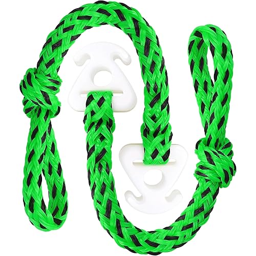 Tube Connector Boat Tow Rope, Quick Connect Tubing Ropes for 1-4 Rider
