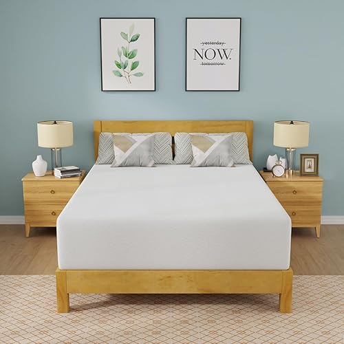 Miniatura 10 de Colchón tamaño Queen en una caja, colchón híbrido Queen con funda transpirable y lavable, colchón doble para un sueño más fresco, apoyo y alivio de