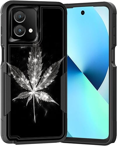 KJFHDJFDH Funda para Moto G Stylus 5G 2023, híbrida de doble capa, resistente, resistente, a prueba de golpes, de policarbonato duro + funda