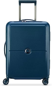 review DELSEY Paris Unisex-Adult's Suitcase, Night Blue, cabine Slim (55 cm-35 L)