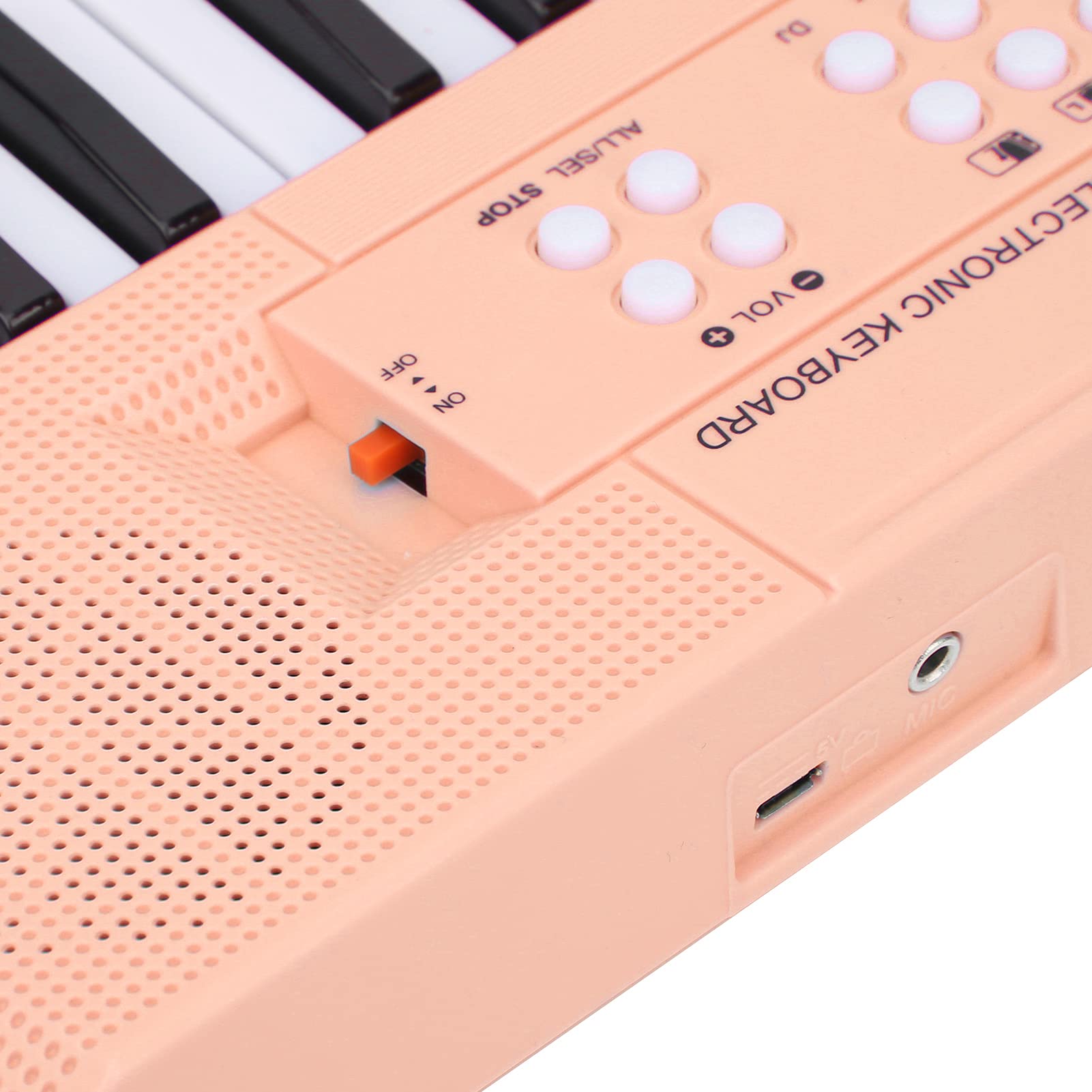 Eujgoov 37 Touches Piano électrique Bf-3738 Clavier de Piano de Musique Clavier Numérique Portable Avec Microphone pour Enfants (Bleu