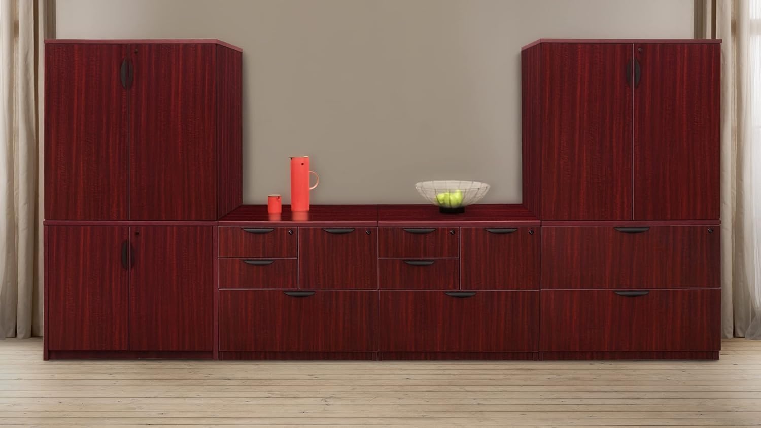 Regency Legacy 29 in. Storage Cabinet with 35 in. Storage Cabinet- Mahogany