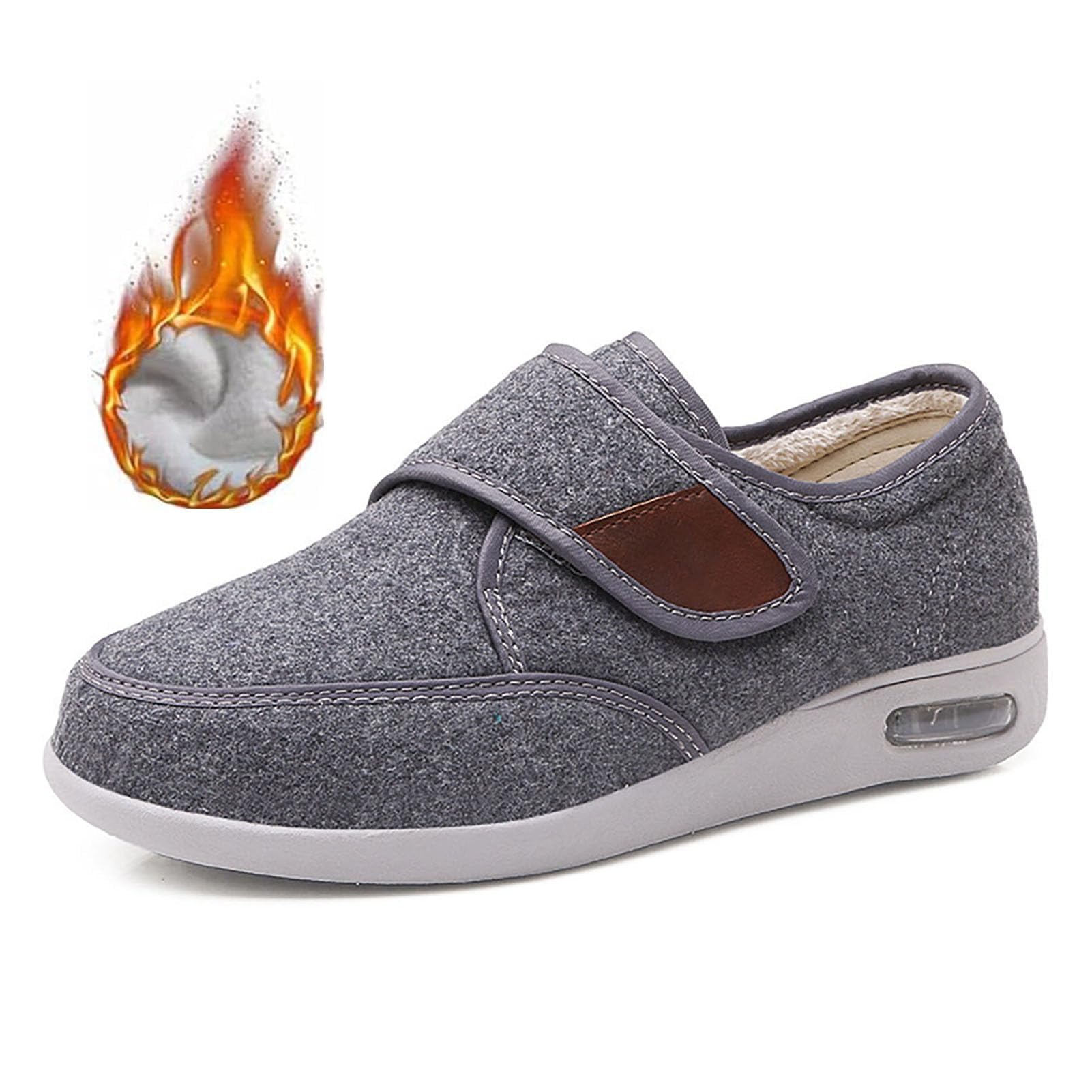 VducK Zapatos Estilo Deportivo para Diabéticas, Regolabile Scarpe Scarpe da Passeggio para Pies Hinchados Zapatos Especiales para Diabeticos Hombre Aliviar el Dolor de Pies