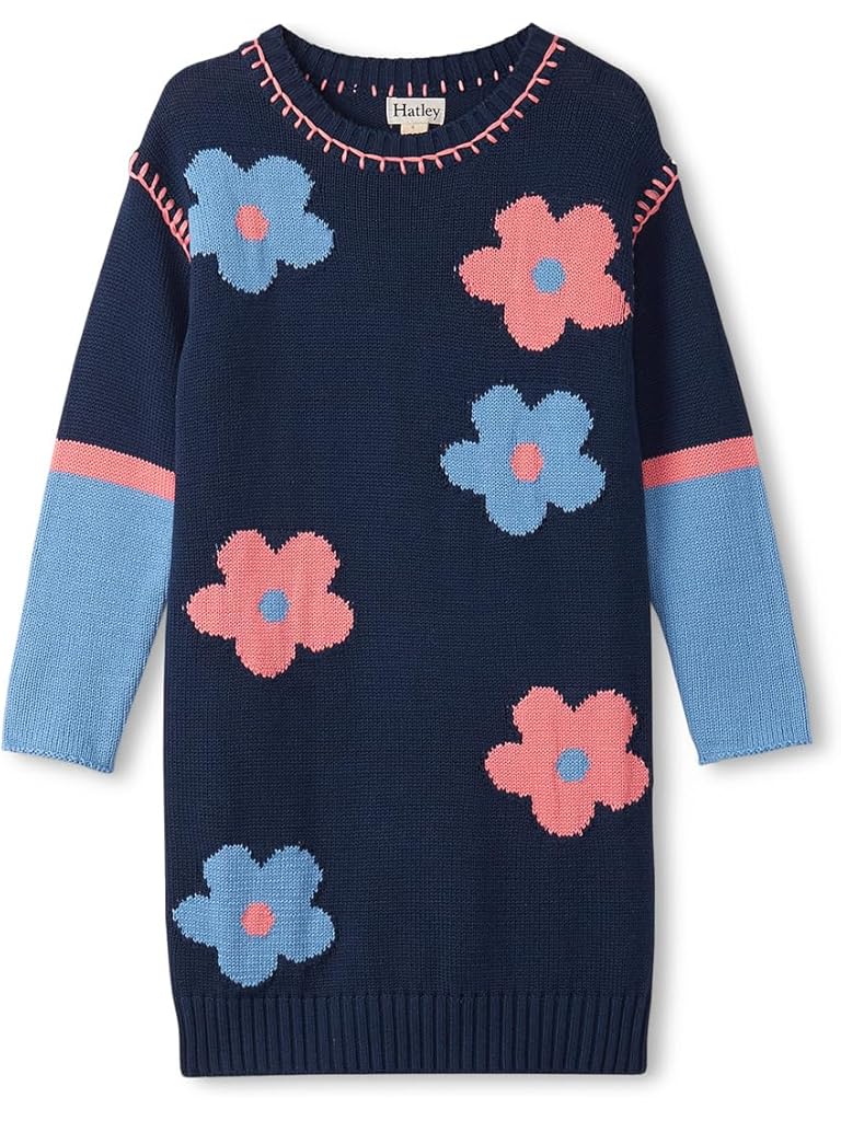 Blue Hatley Sweater Dress (Toddler/Little Kid/Big Kid)