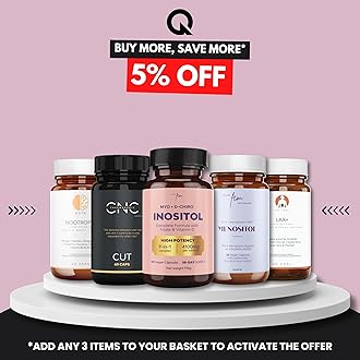 Menopause & Perimenopause Support for Women | Myo Inositol 4000mg + D Chiro Inositol | FEM Menositol 19-in-1 Supplement | Hot Flashes & Night Sweat Relief | High Strength Inositol PCOS | 60 Capsules