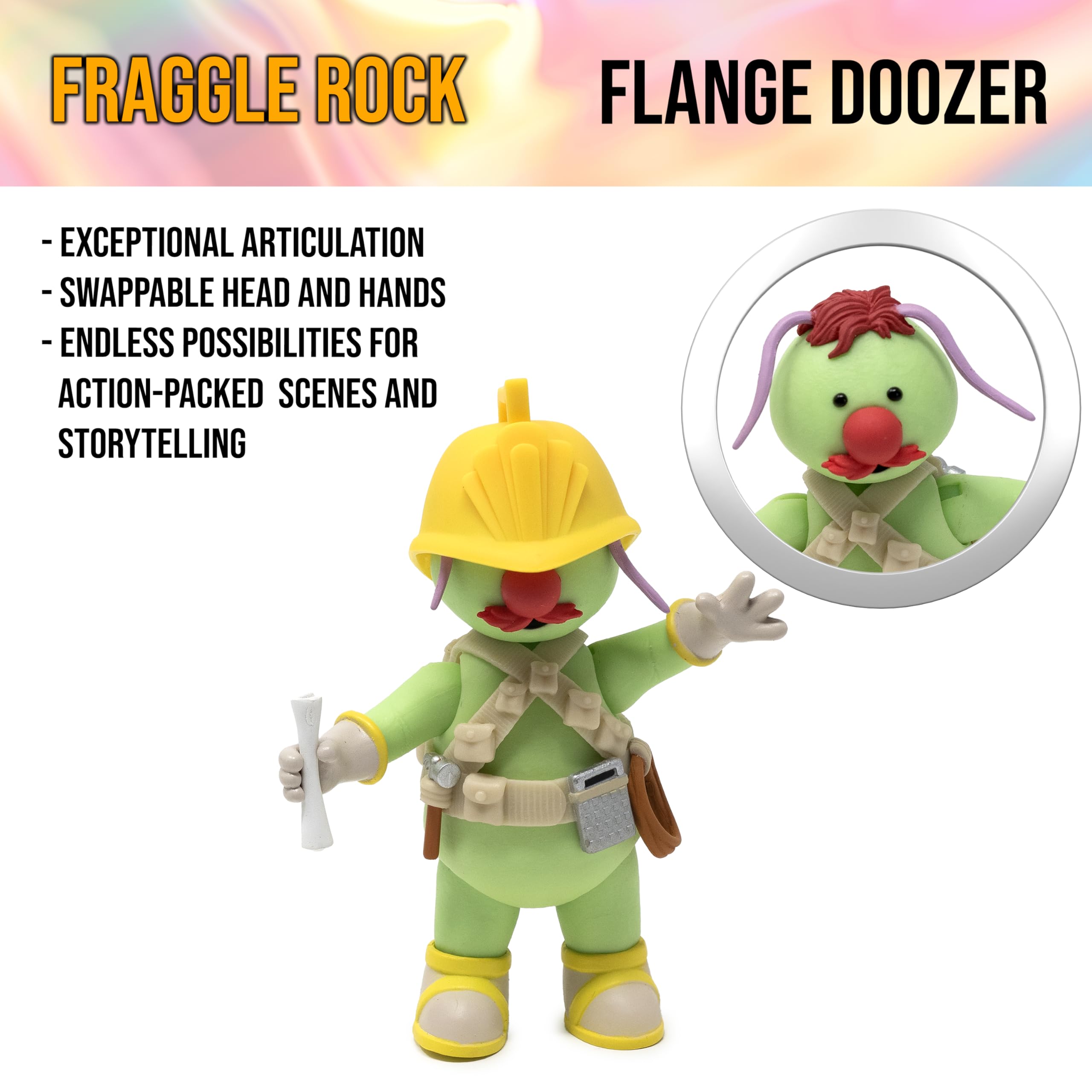 Boss Fight Studio Flange Doozer, Fraggle Rock Collectible Action